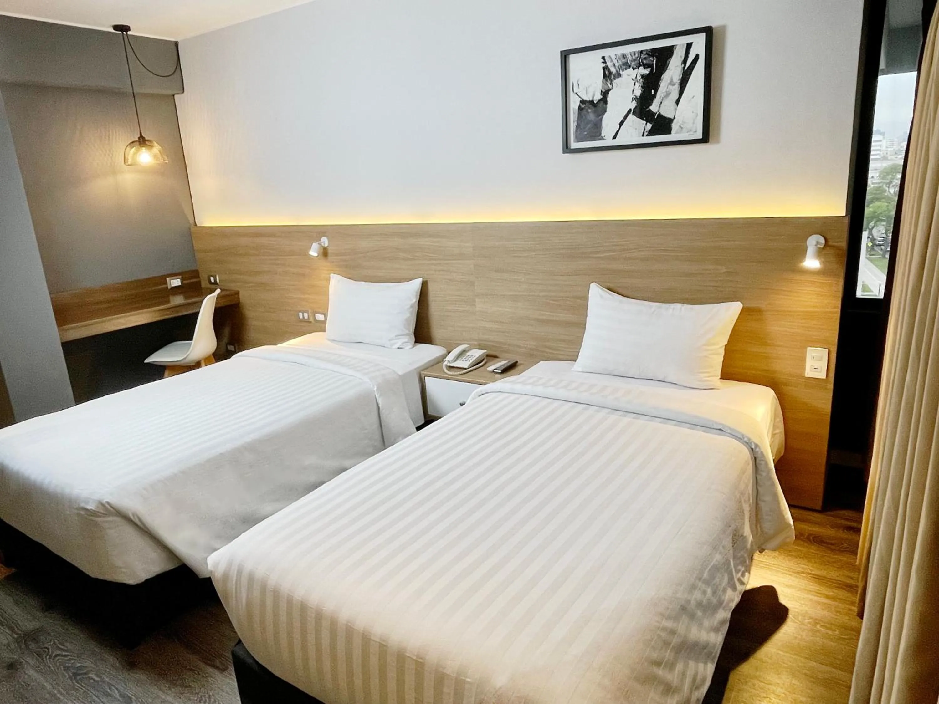 Bed in Habitat Hotel
