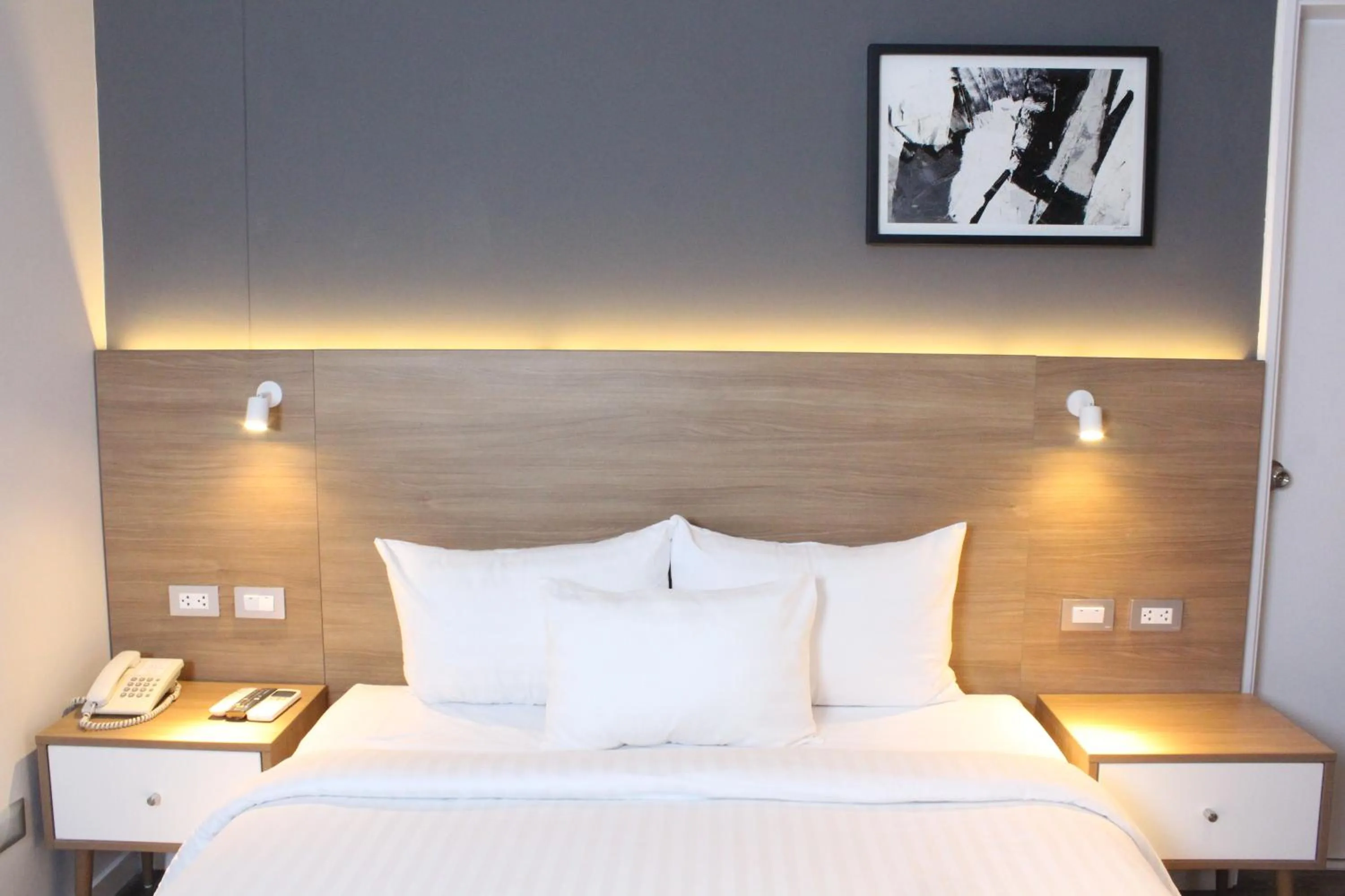 Bed in Habitat Hotel
