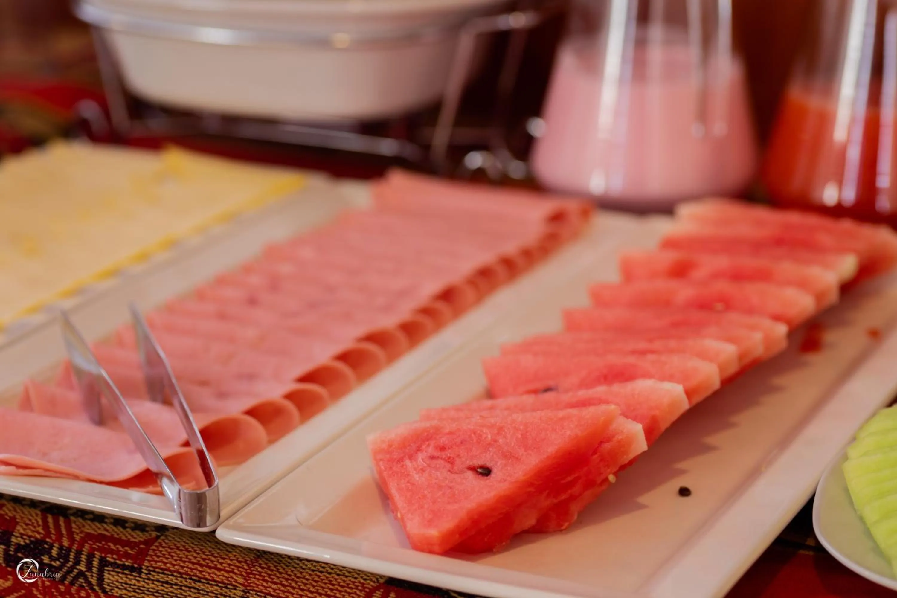 Buffet breakfast in Quechua Hostal Recoleta