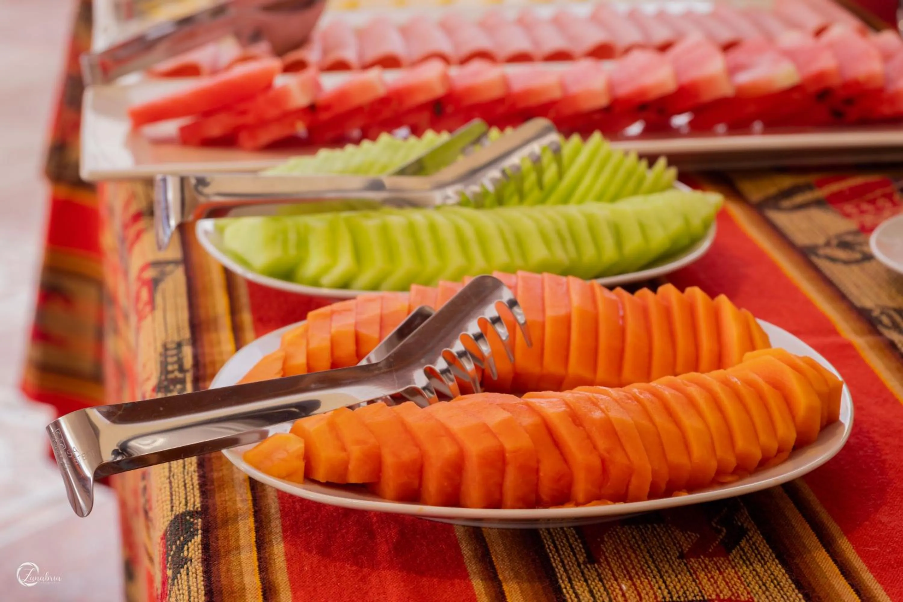 Buffet breakfast in Quechua Hostal Recoleta