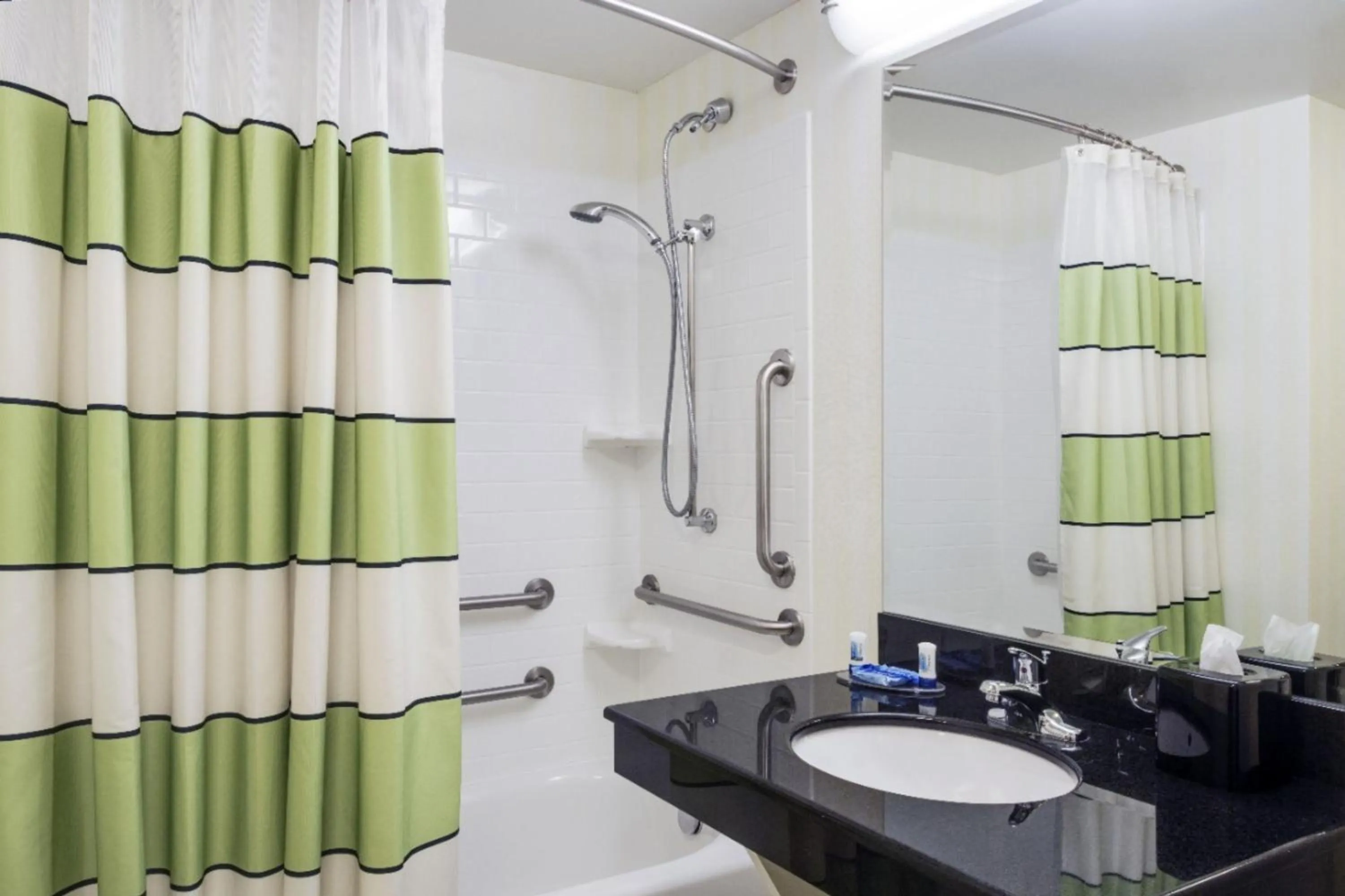 Shower in Fairfield Inn & Suites South Bend at Notre Dame