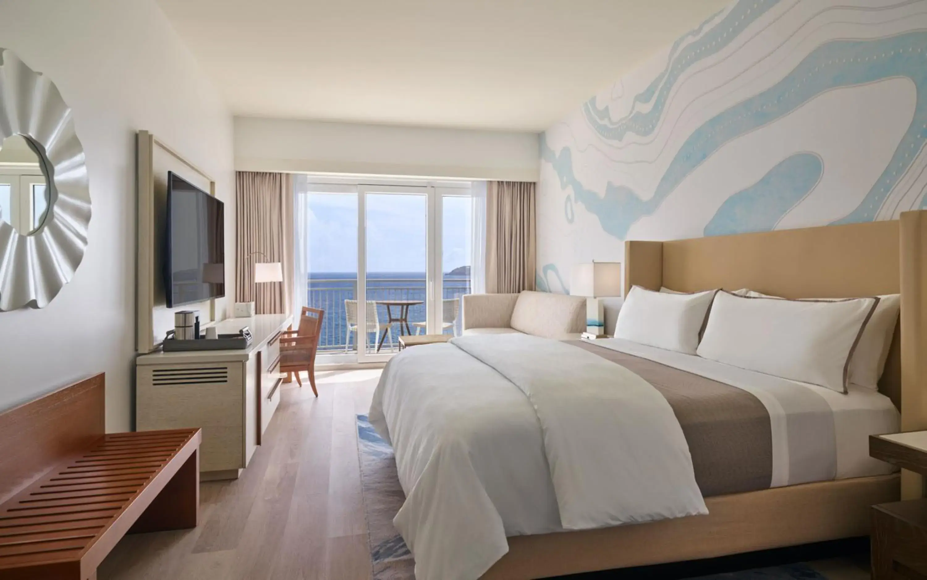 Deluxe King Room with Balcony and Ocean View in The Westin St Thomas Beach Resort & Spa Deluxe King Room with Balcony and Ocean View in The Westin St Thomas Beach Resort & Spa