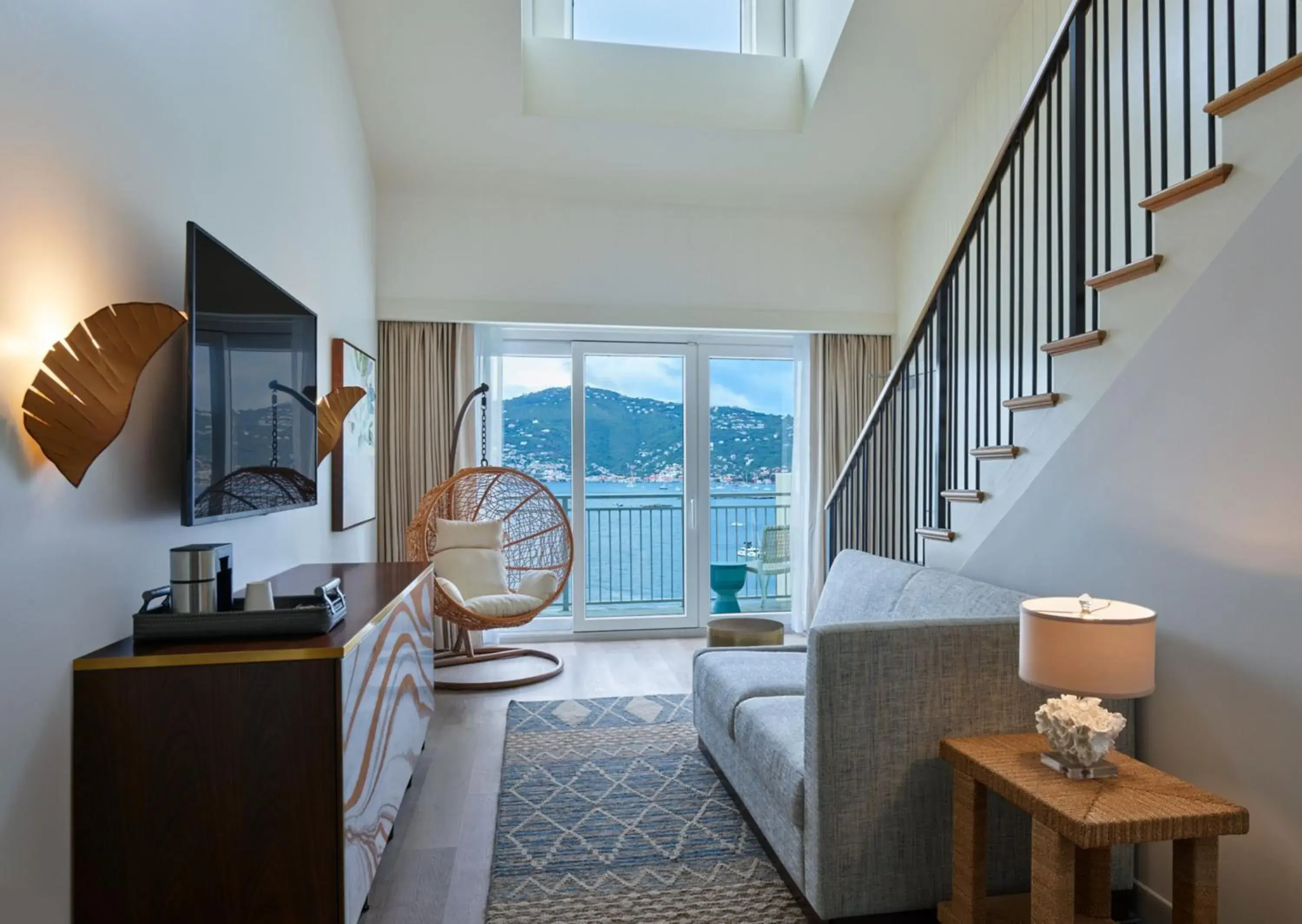 One-Bedroom Bi-Level King Suite with Sofa Bed and Ocean View in The Westin St Thomas Beach Resort & Spa One-Bedroom Bi-Level King Suite with Sofa Bed and Ocean View in The Westin St Thomas Beach Resort & Spa