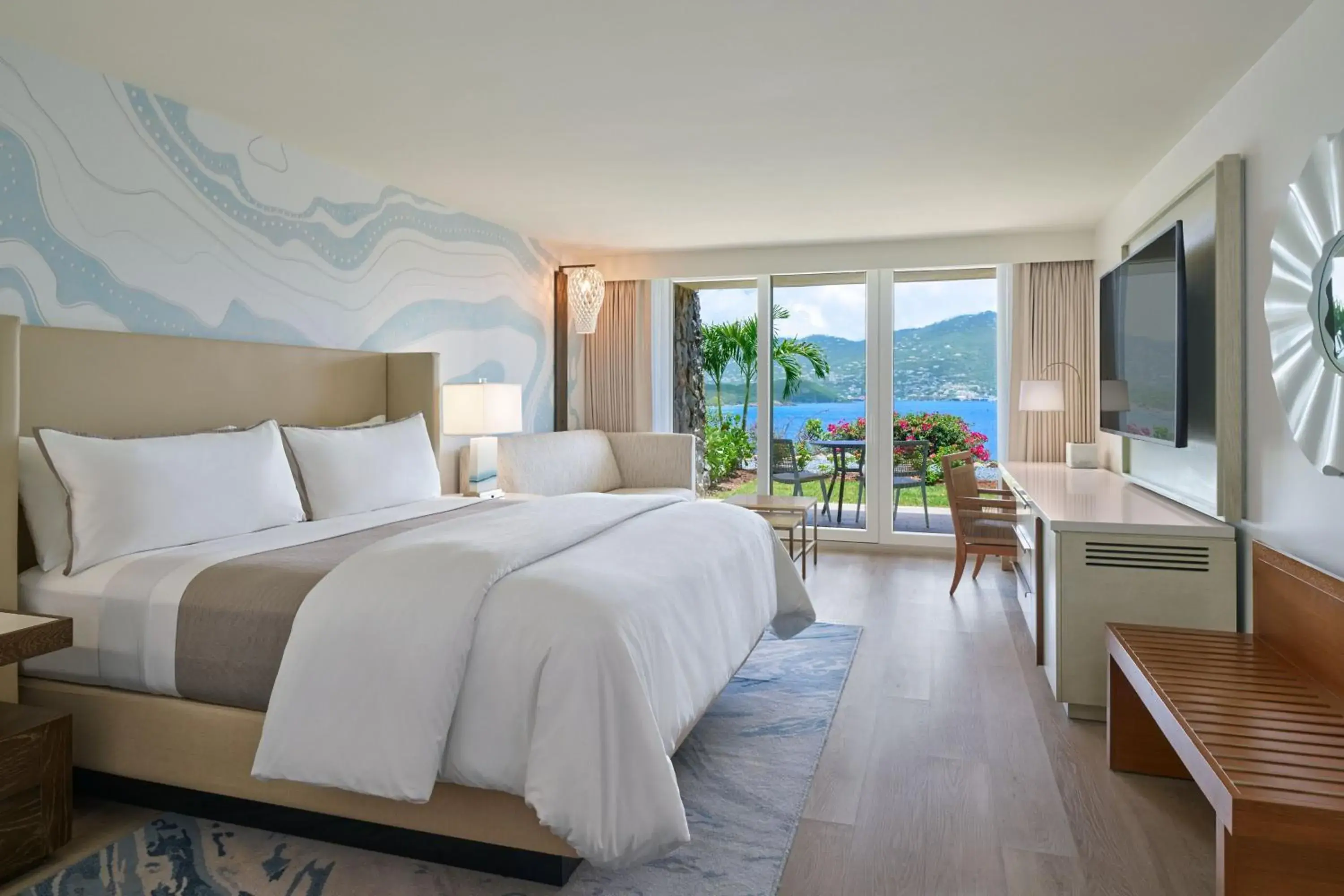 King Room with Sofa Bed, Terrace and Ocean View in The Westin St Thomas Beach Resort & Spa King Room with Sofa Bed, Terrace and Ocean View in The Westin St Thomas Beach Resort & Spa