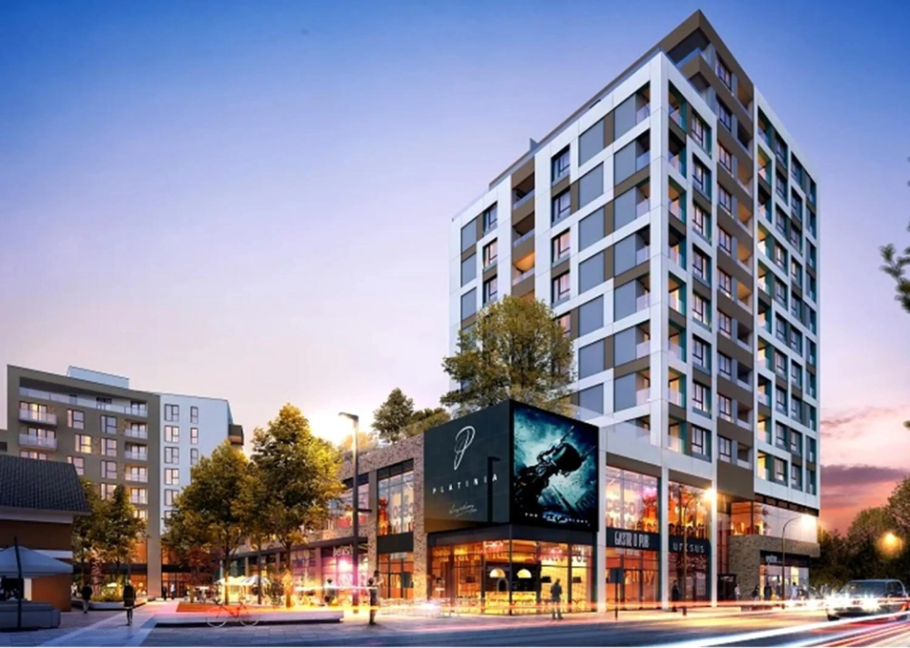 Property building in Hotel Platinia