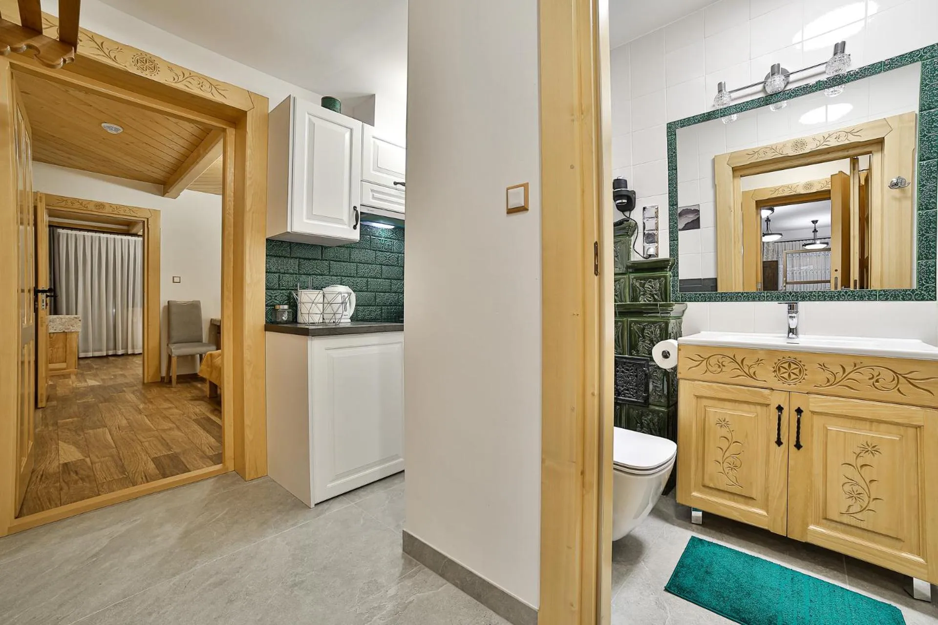 Kitchen or kitchenette in Górskie Wspomnienie