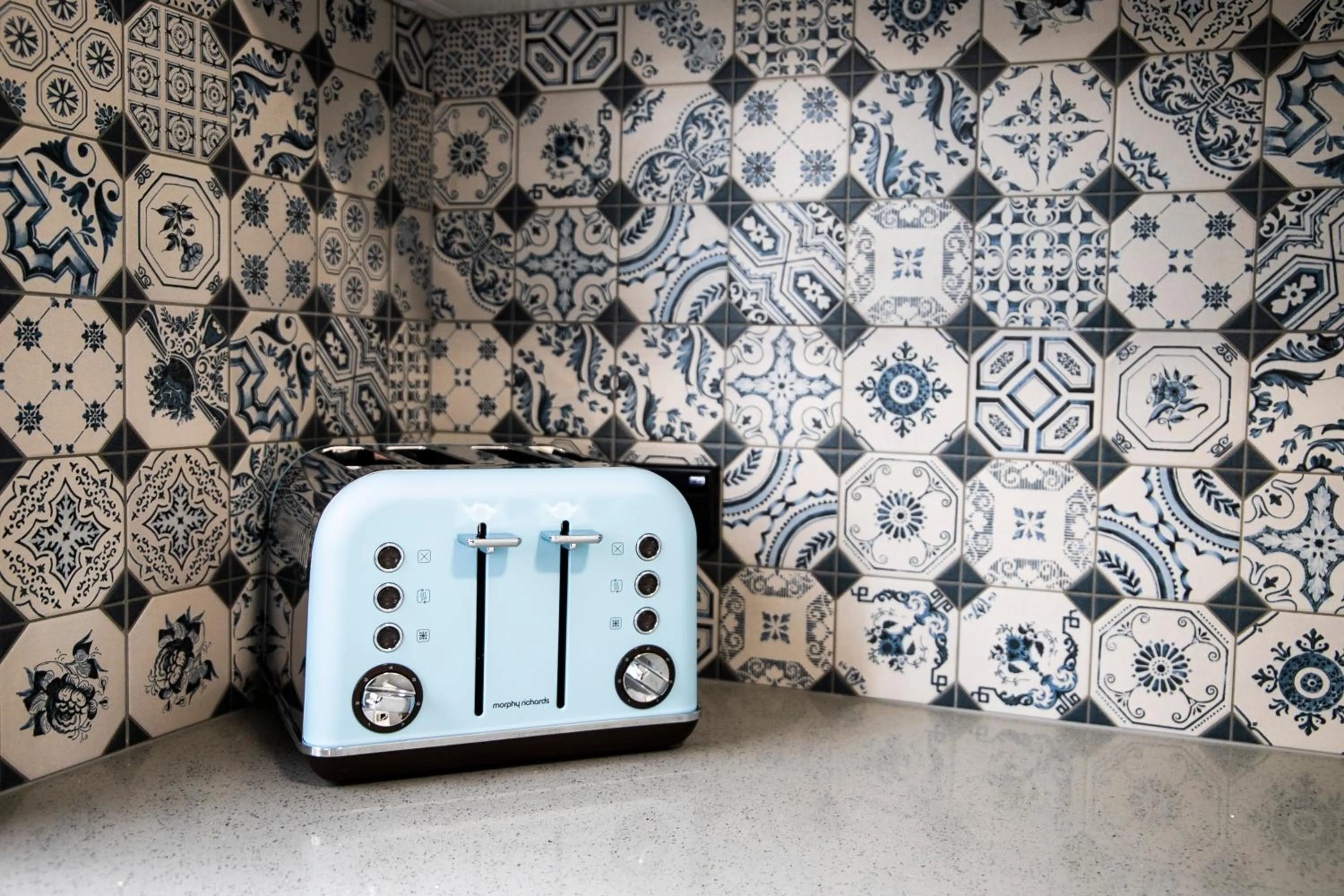 Decorative detail in The Palms Apartments