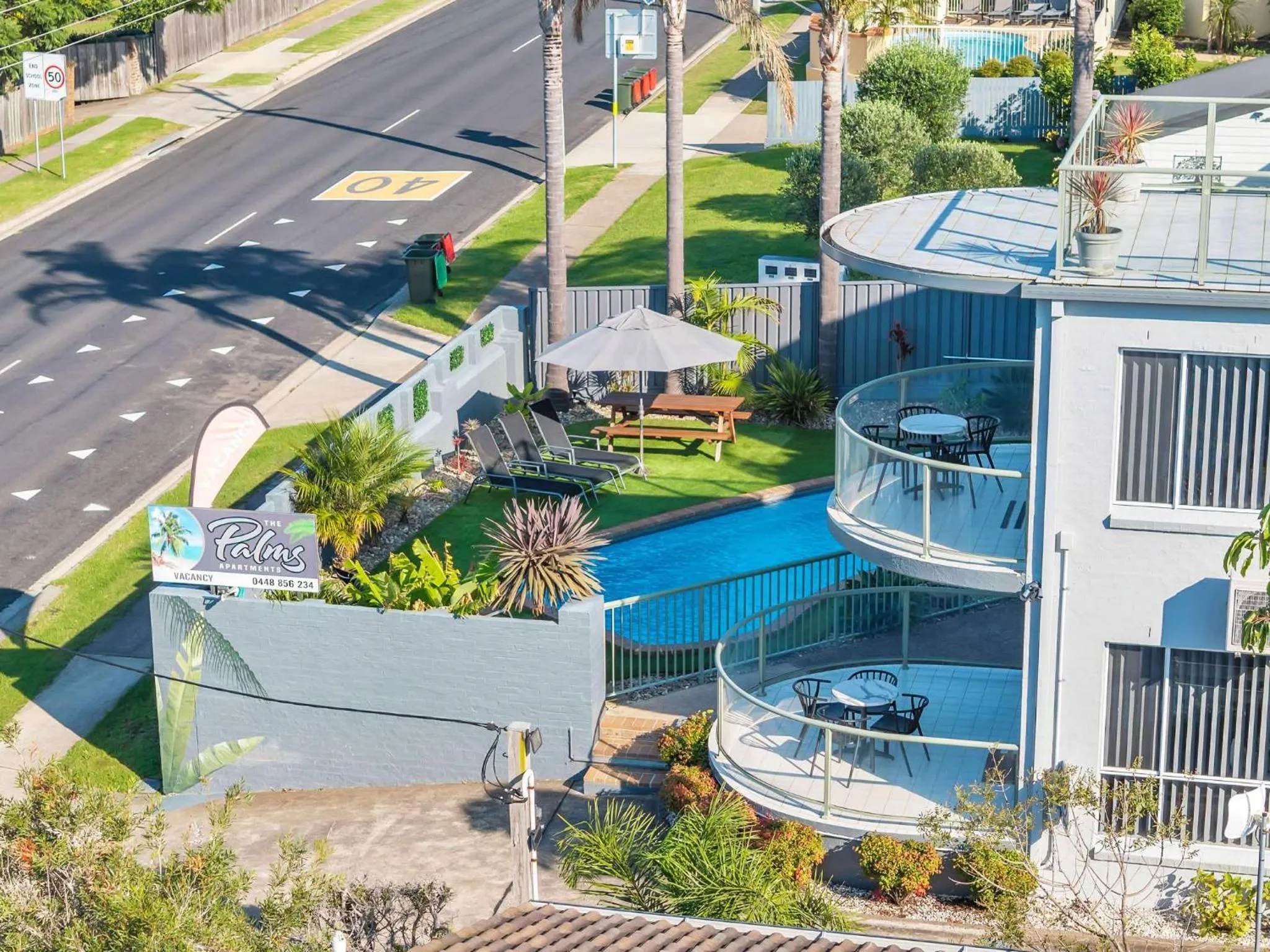 Property building in The Palms Apartments