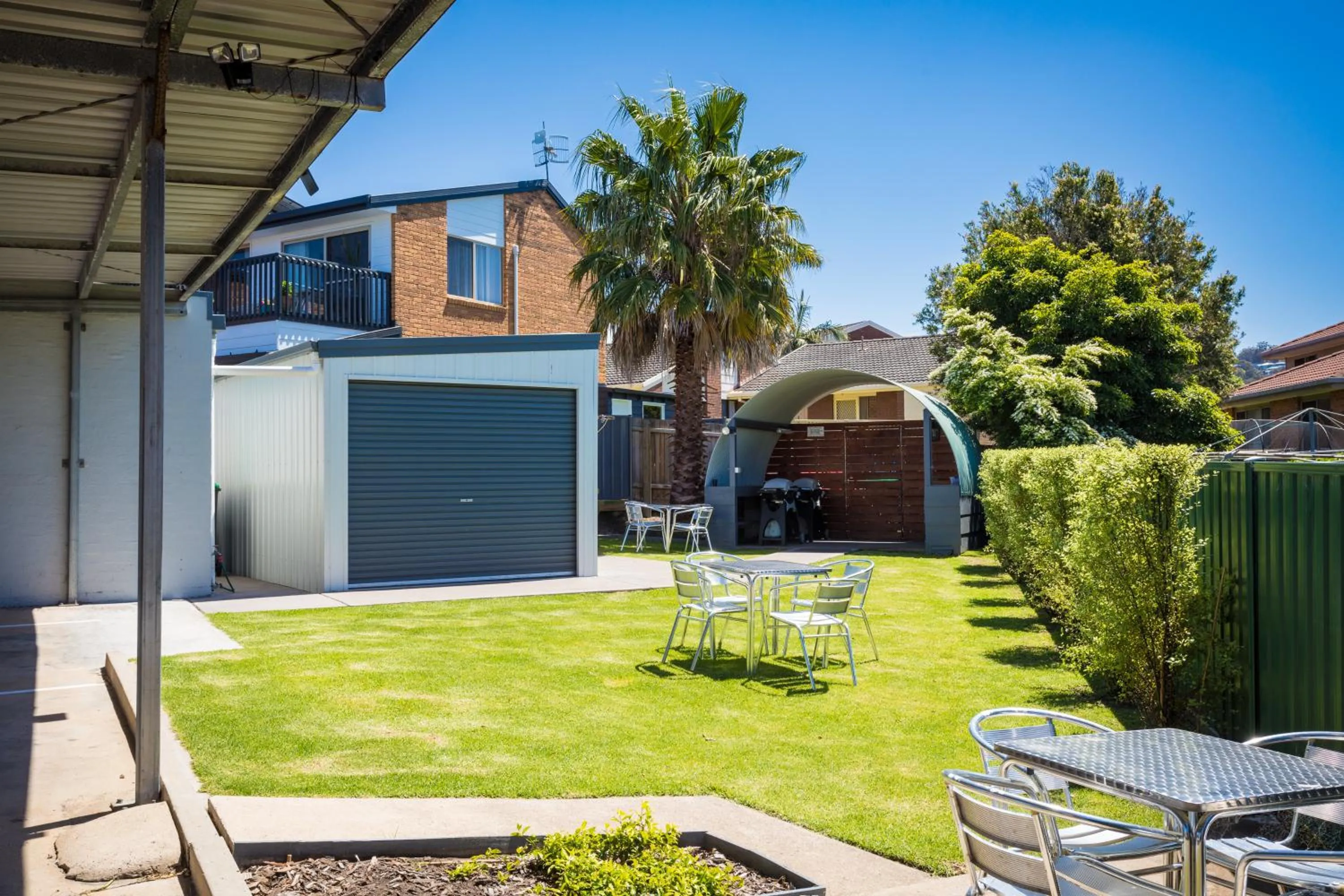 BBQ facilities in The Palms Apartments