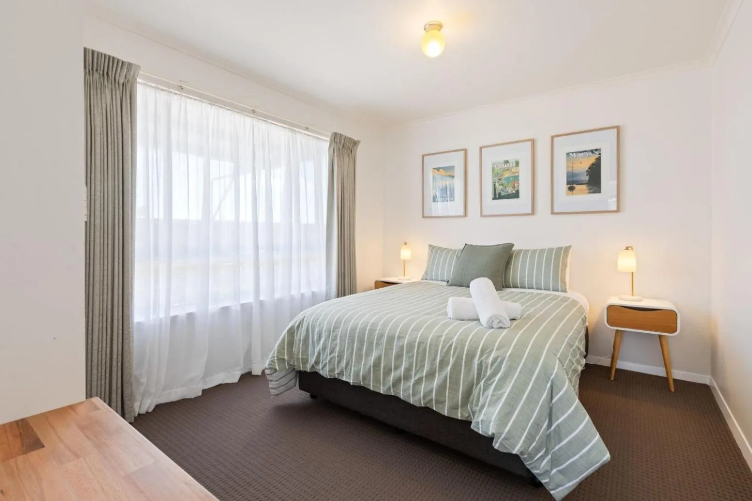 Bed in Eagle Heights Holiday Units