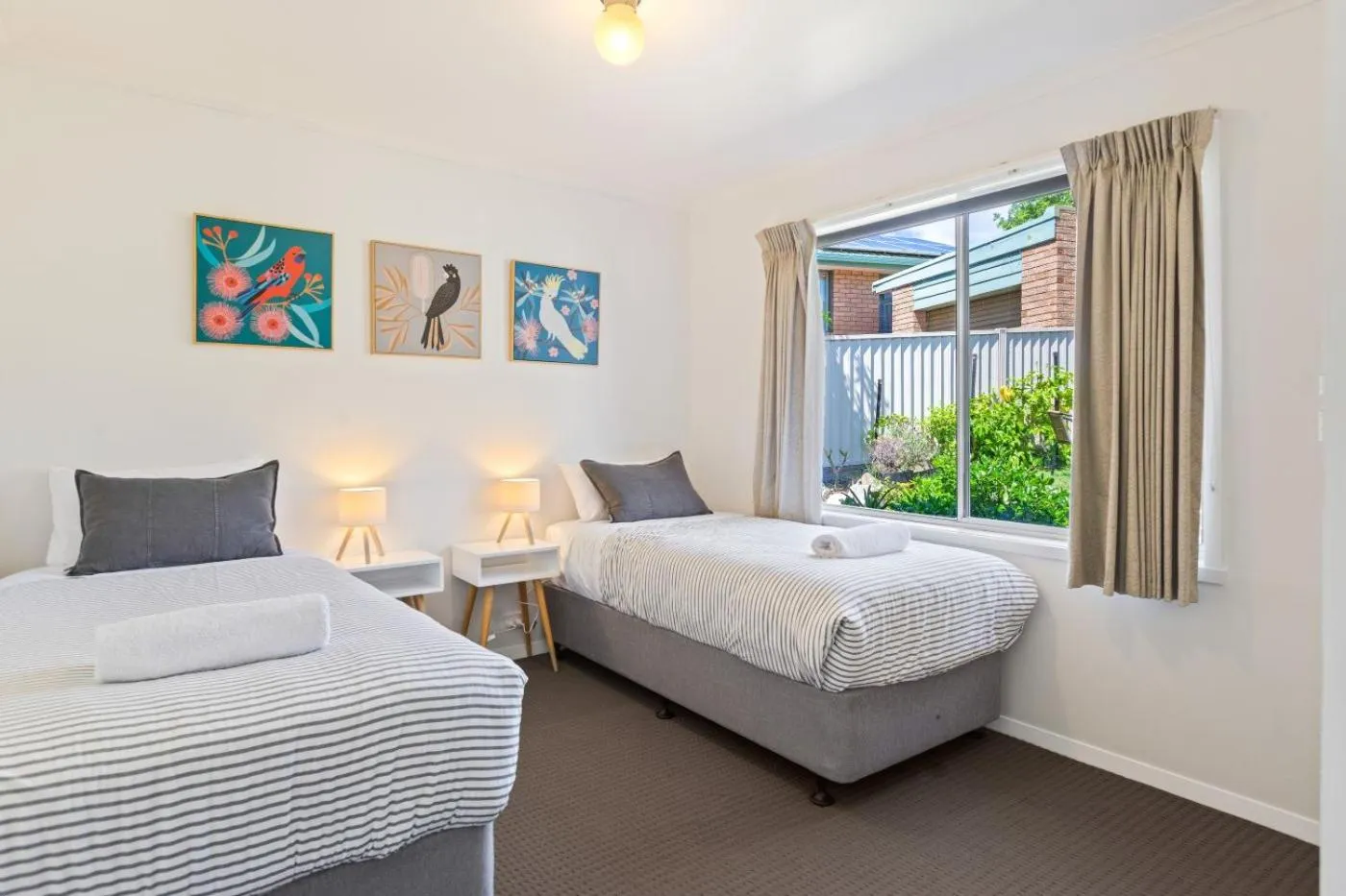 Bed in Eagle Heights Holiday Units