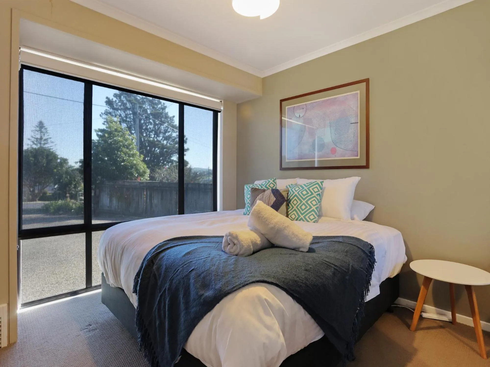 Bed in Eagle Heights Holiday Units