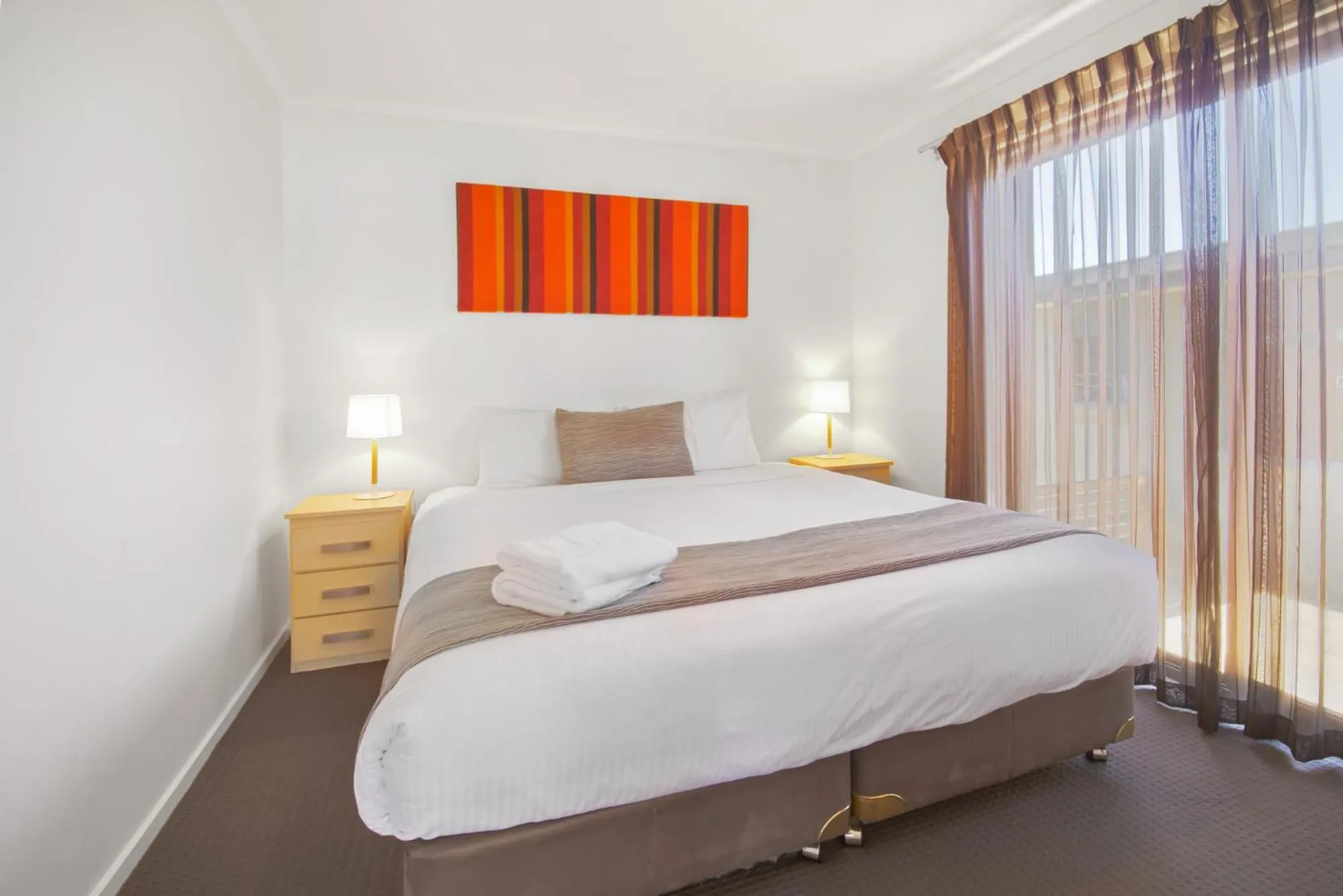 Bedroom, Bed in Eagle Heights Holiday Units