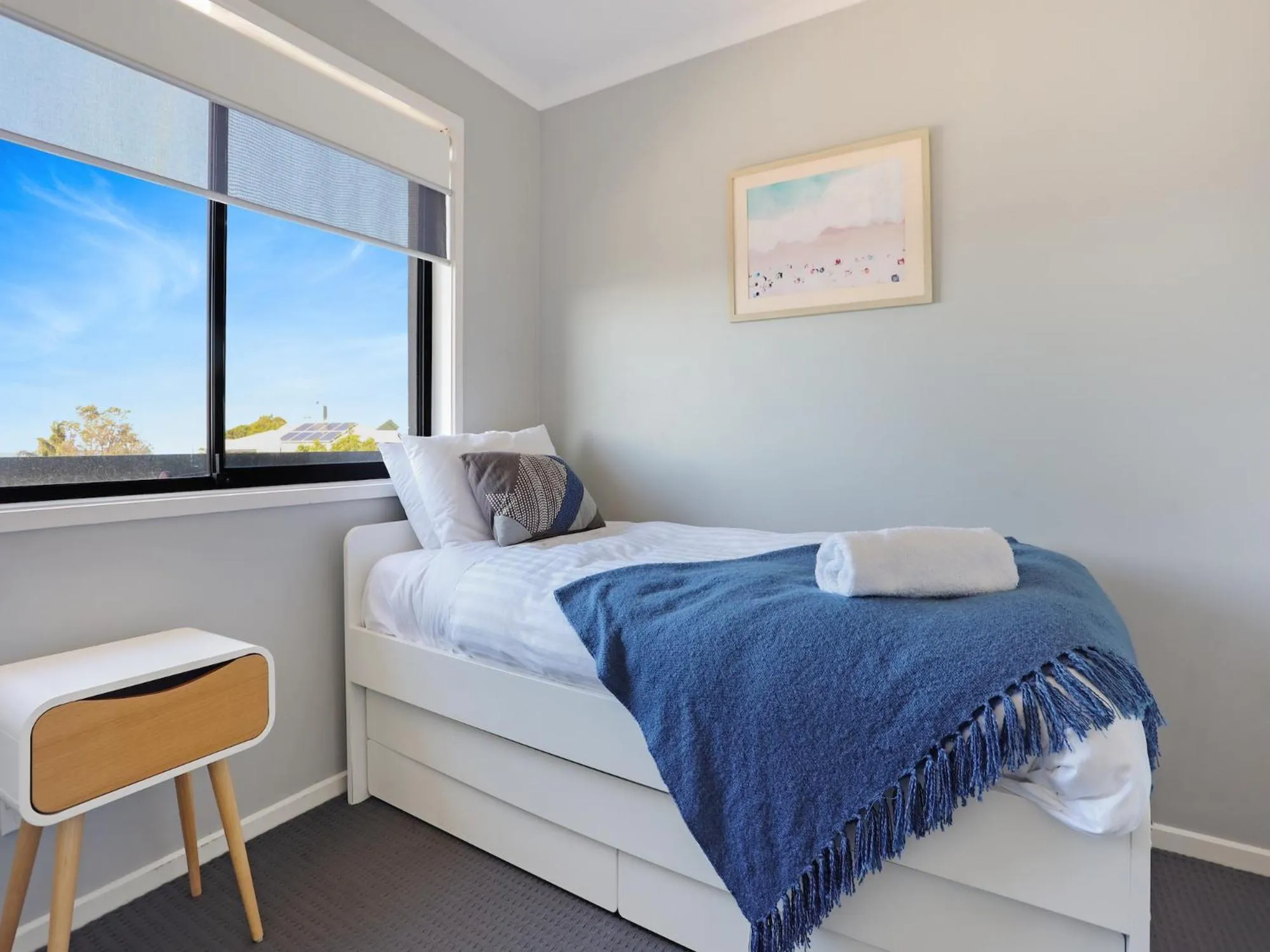 Bed in Eagle Heights Holiday Units