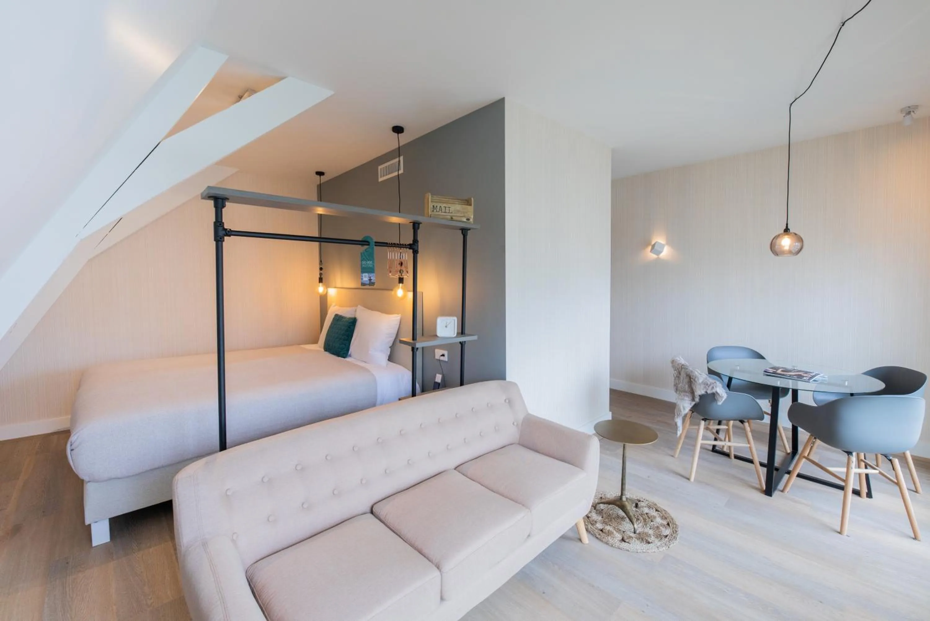 Bedroom, Bed in Stadsvilla Mout Rotterdam-Schiedam