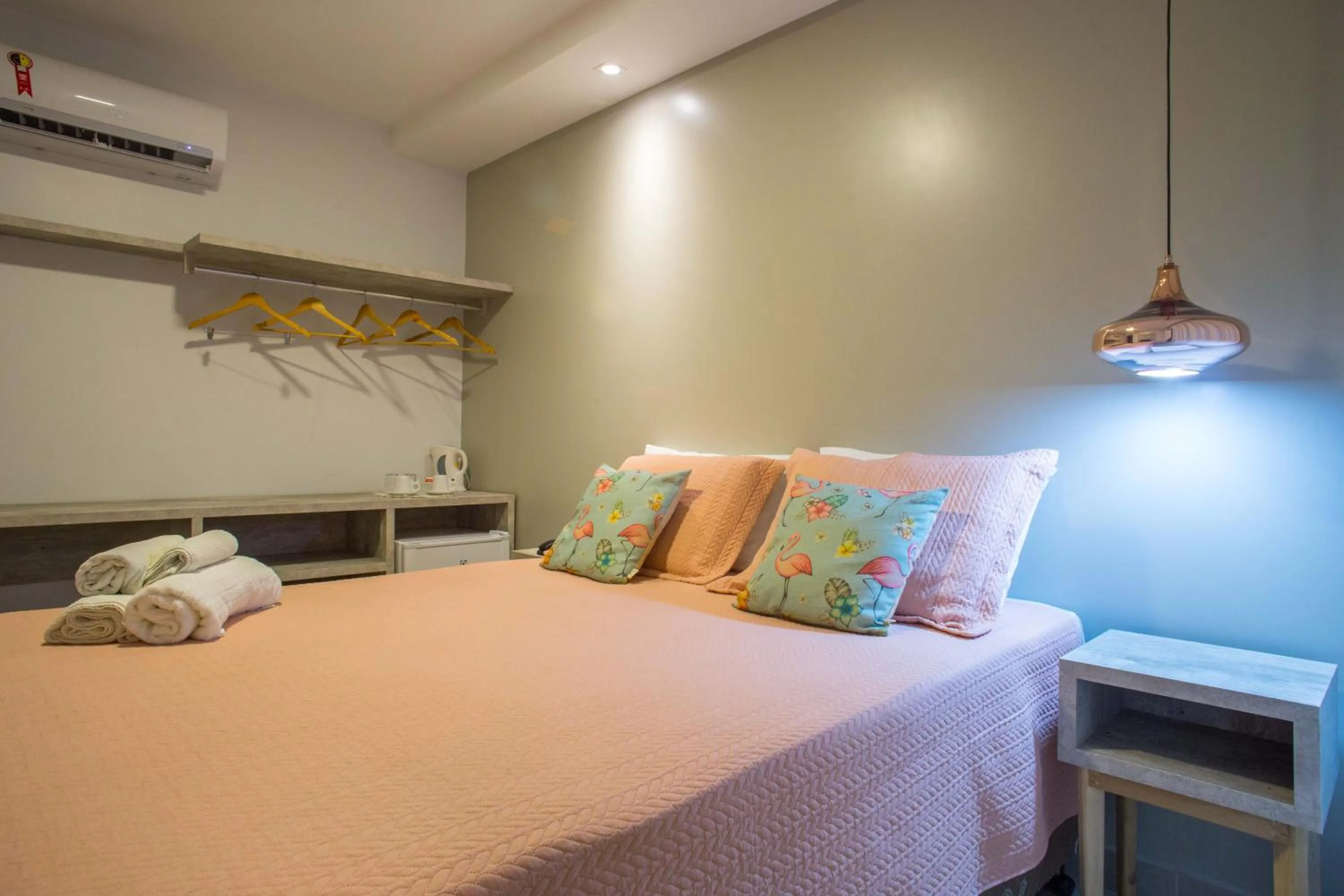 Bed in Pousada Renda do Mar