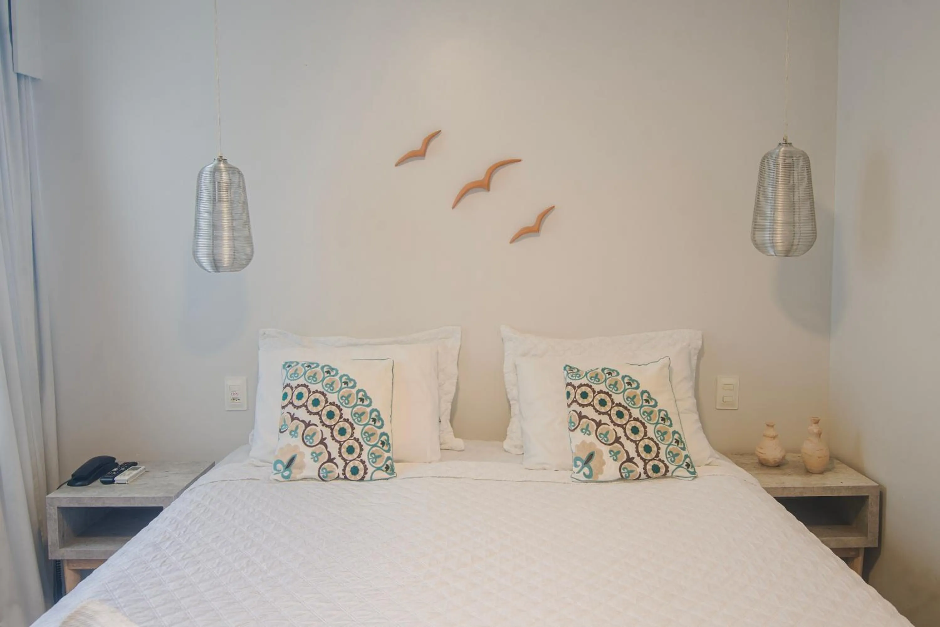 Bed in Pousada Renda do Mar