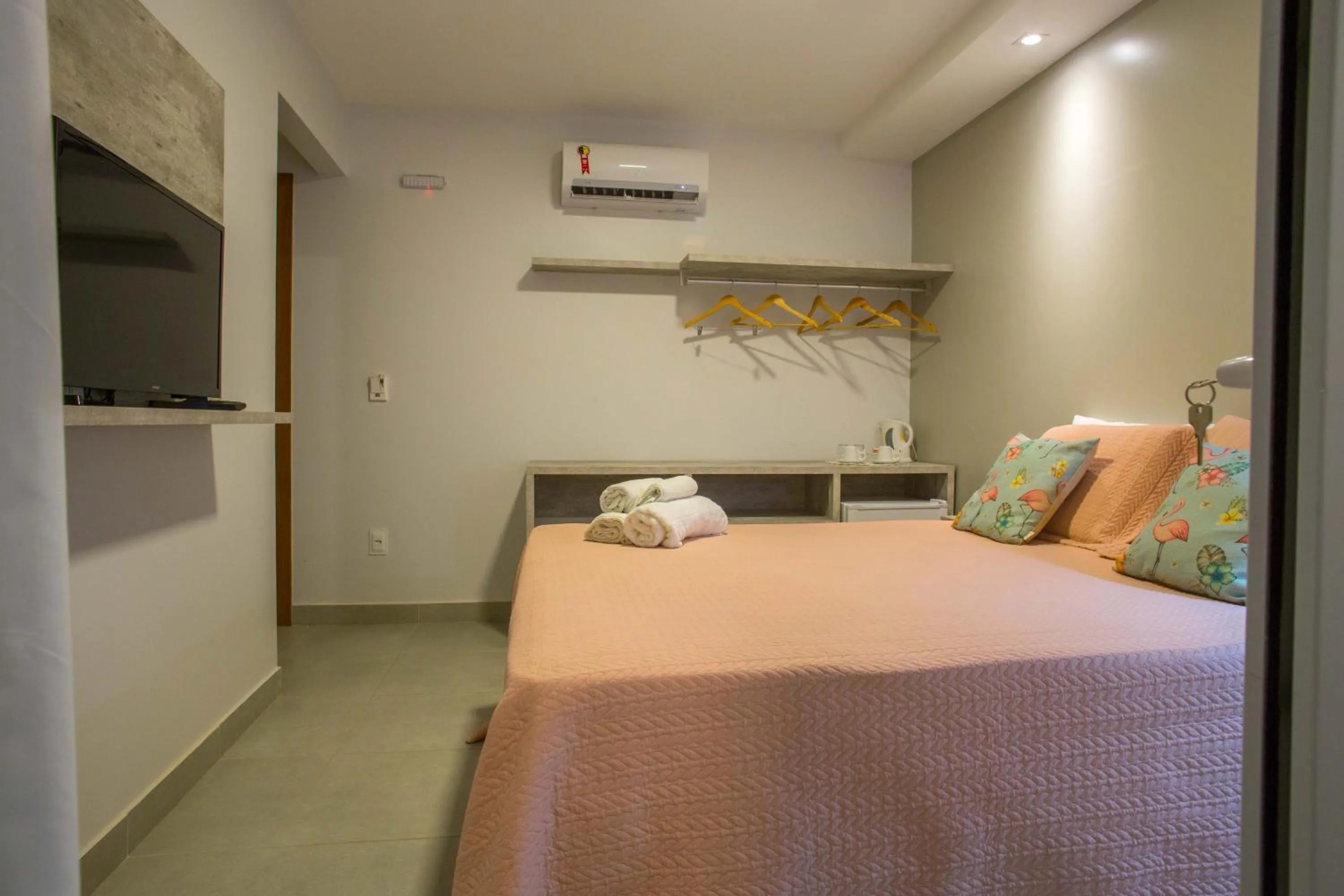 Bed in Pousada Renda do Mar