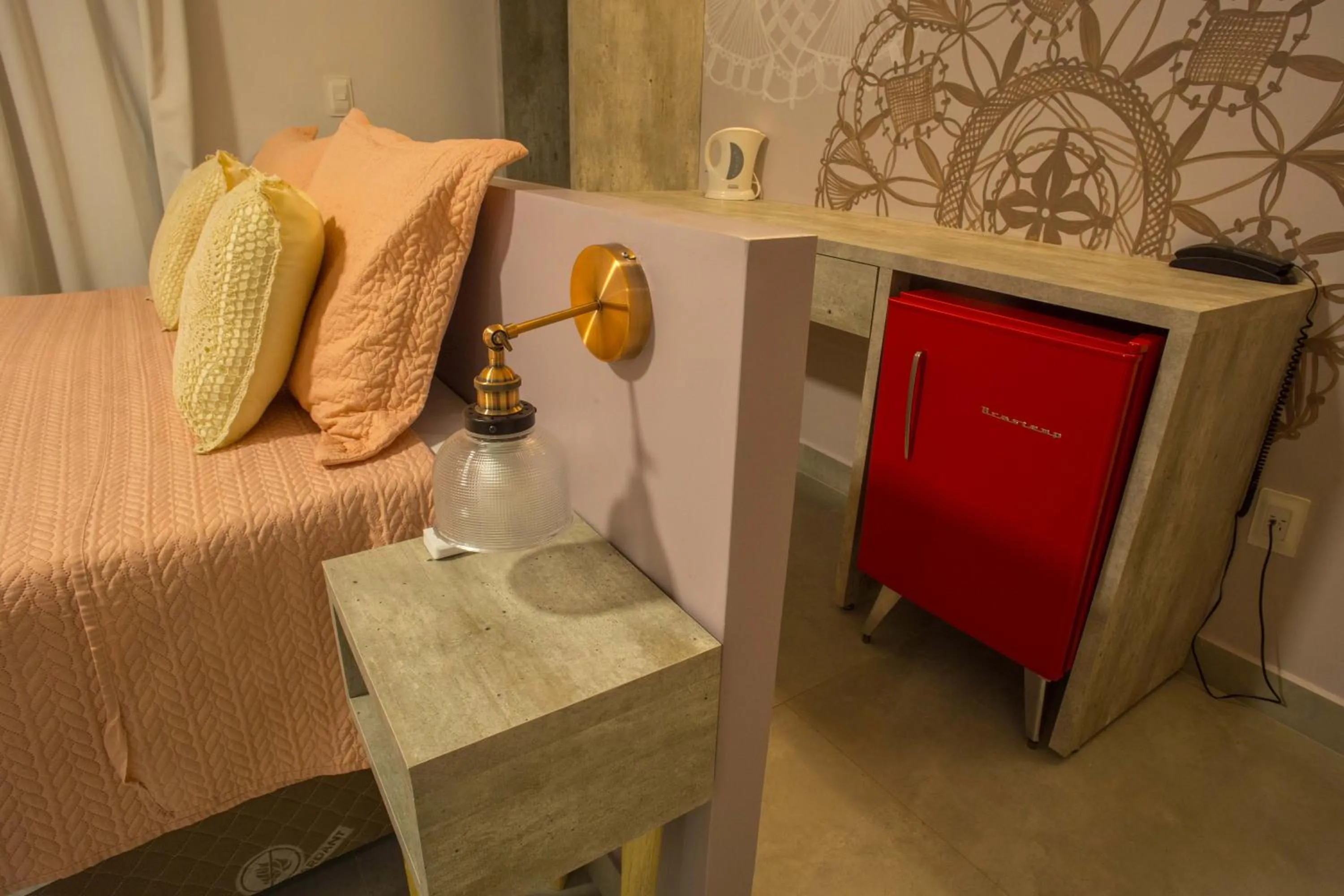 Bed in Pousada Renda do Mar