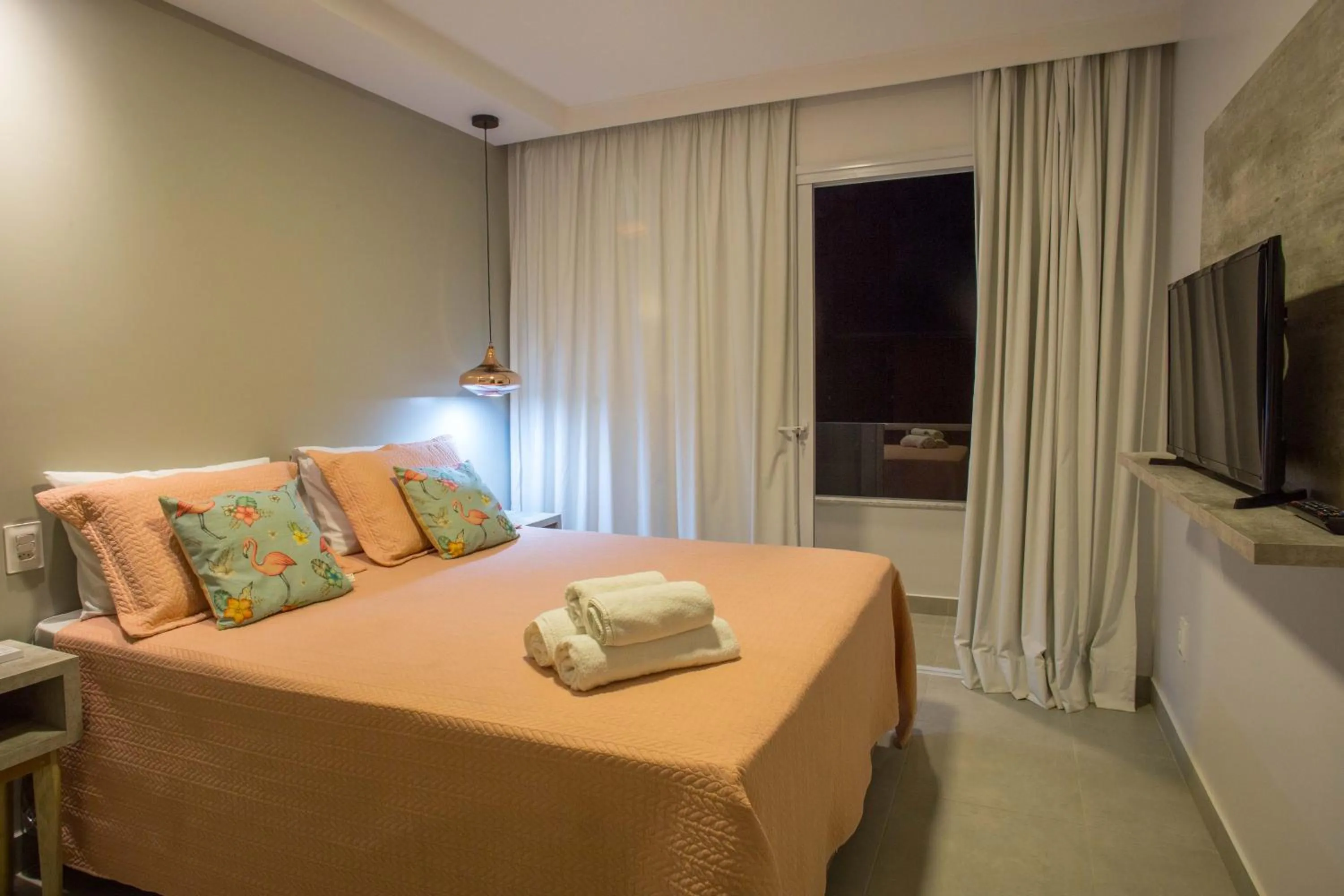 Bed in Pousada Renda do Mar