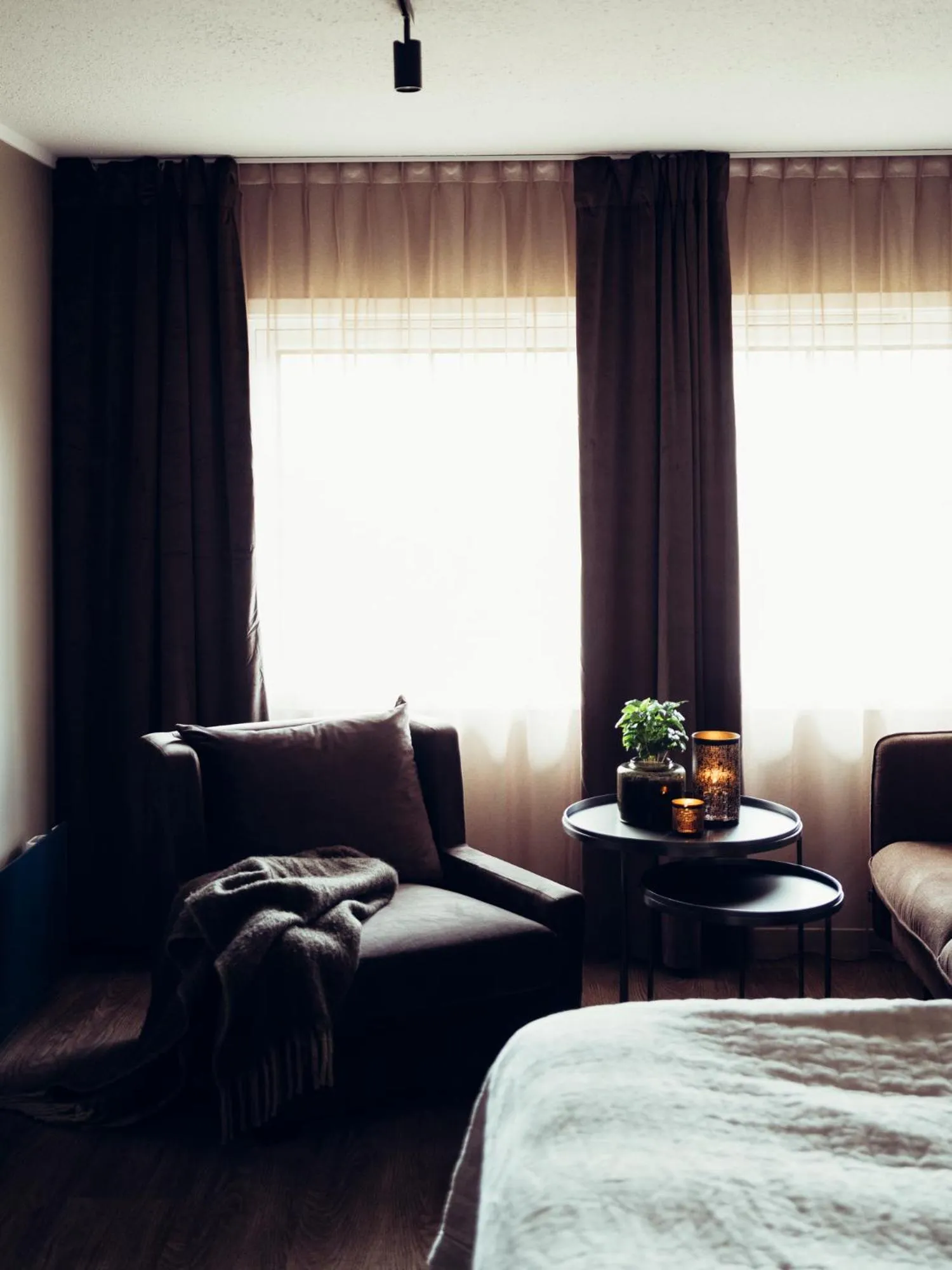 Living room, Bed in Hovdestøylen