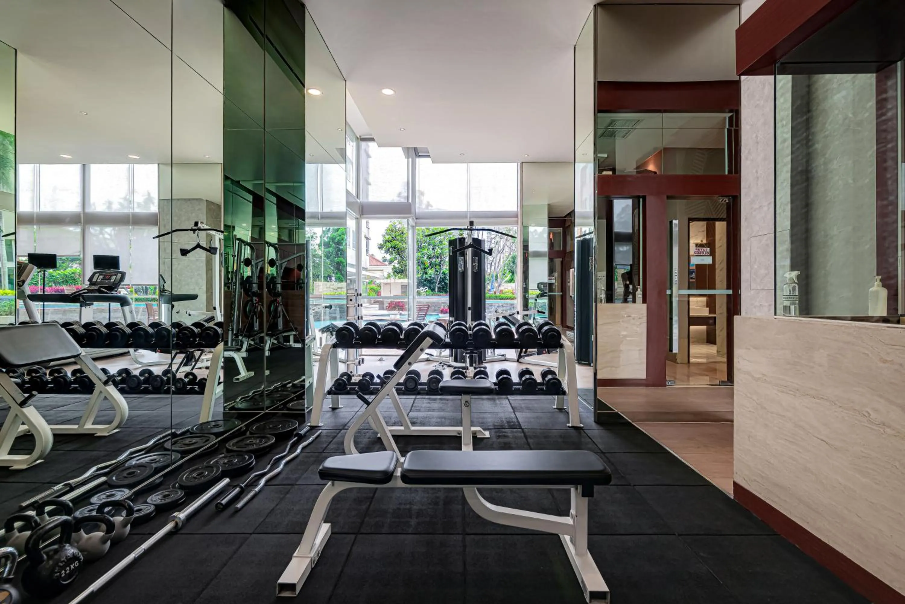 Fitness centre/facilities in Somerset Berlian Jakarta
