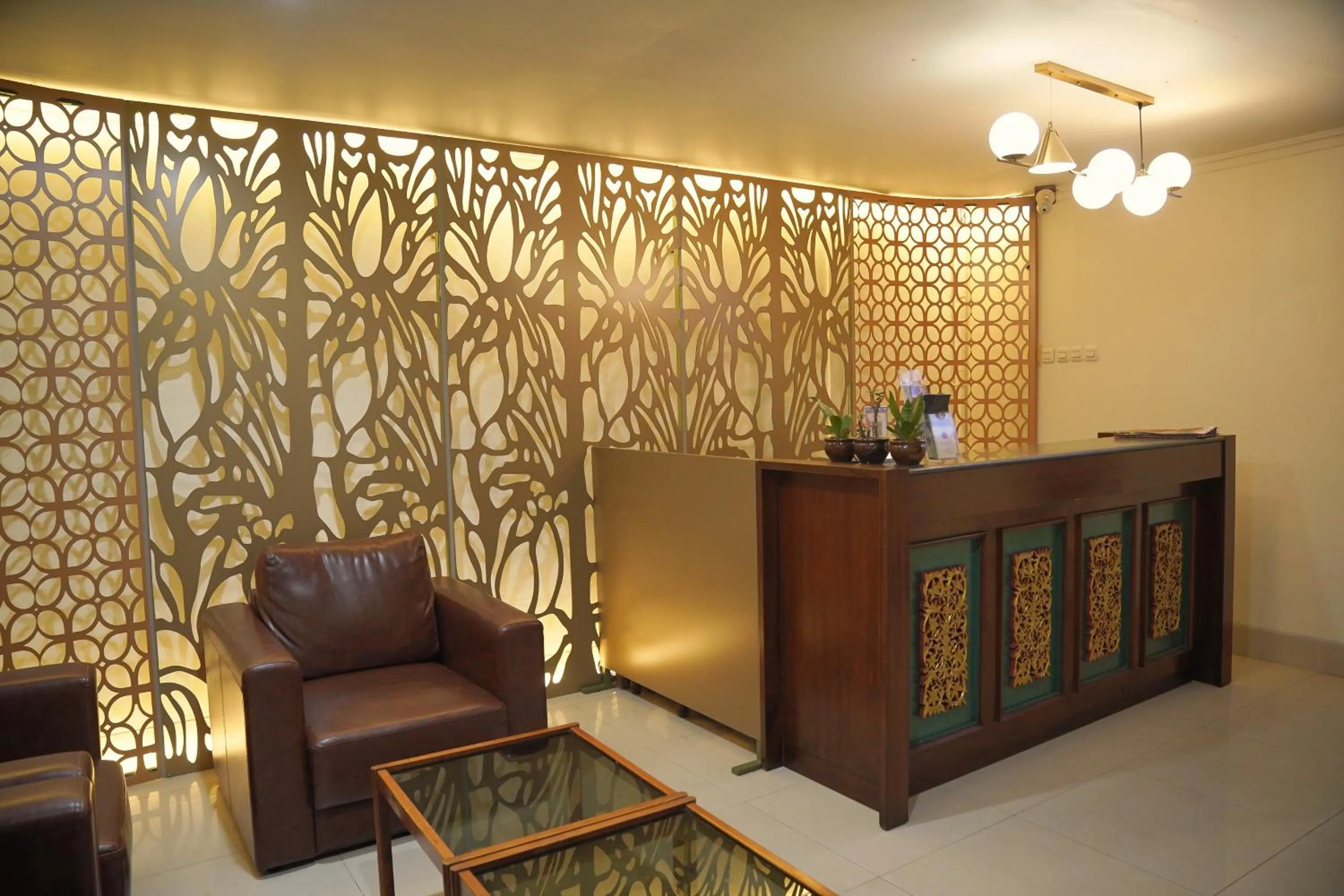 Lobby or reception in Hotel Indah Palace Tawangmangu