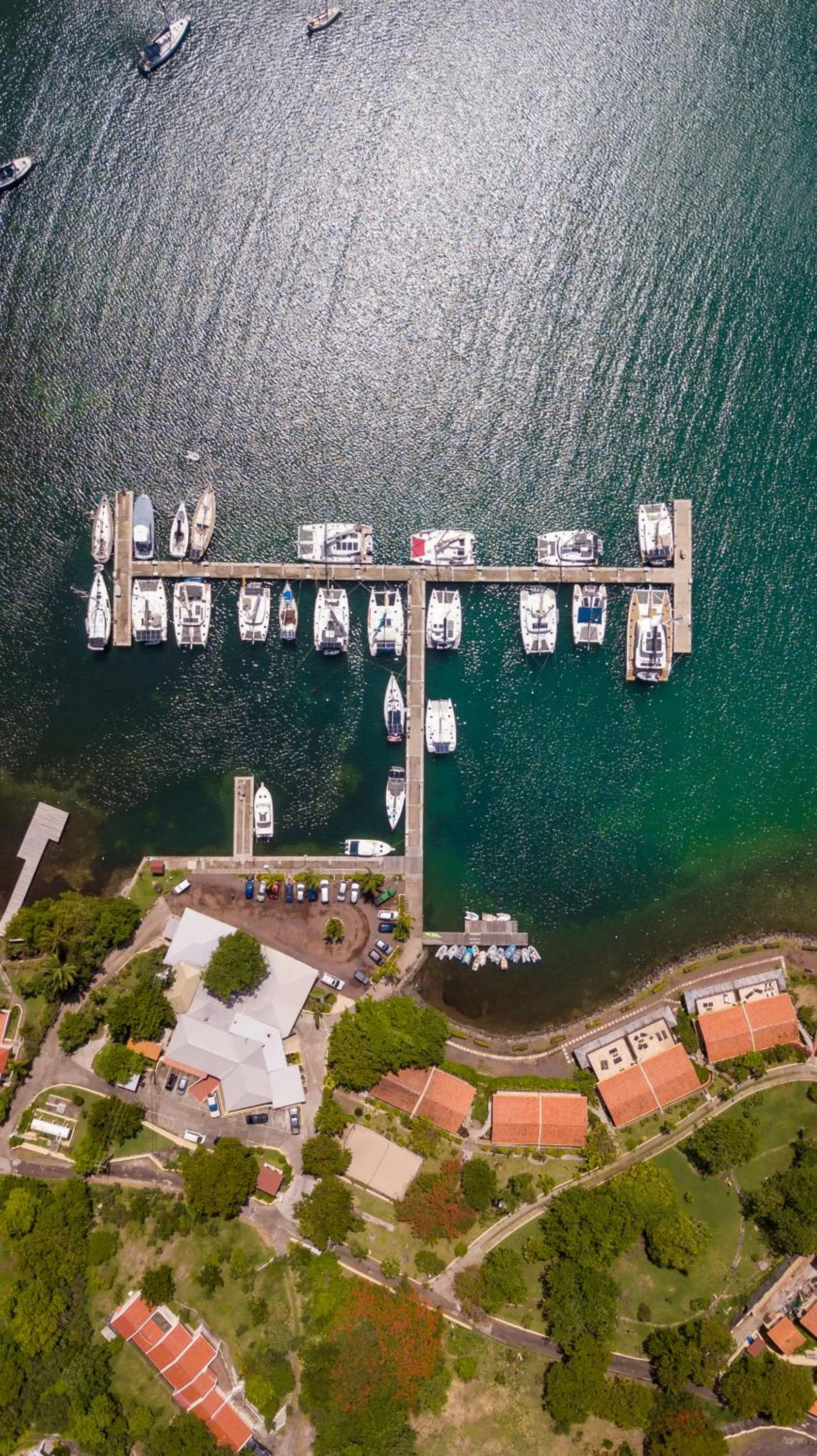 Bird's eye view in Secret Harbour Boutique Hotel and Marina
