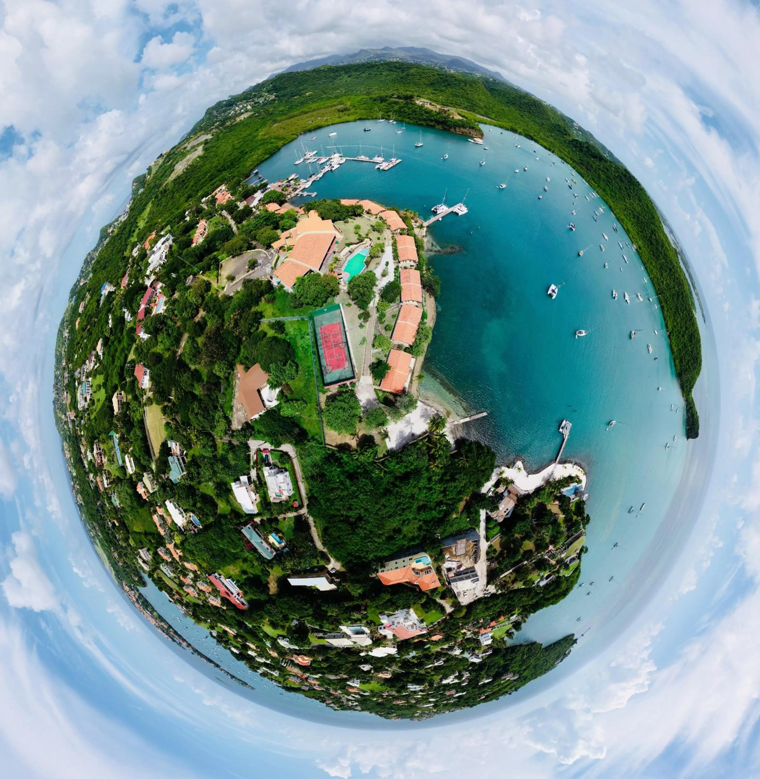 Property building in Secret Harbour Boutique Hotel and Marina