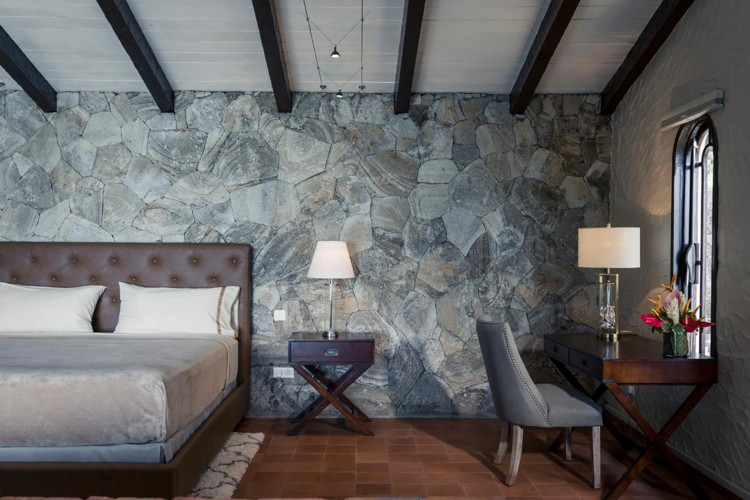 Bedroom, Bed in Secret Harbour Boutique Hotel and Marina