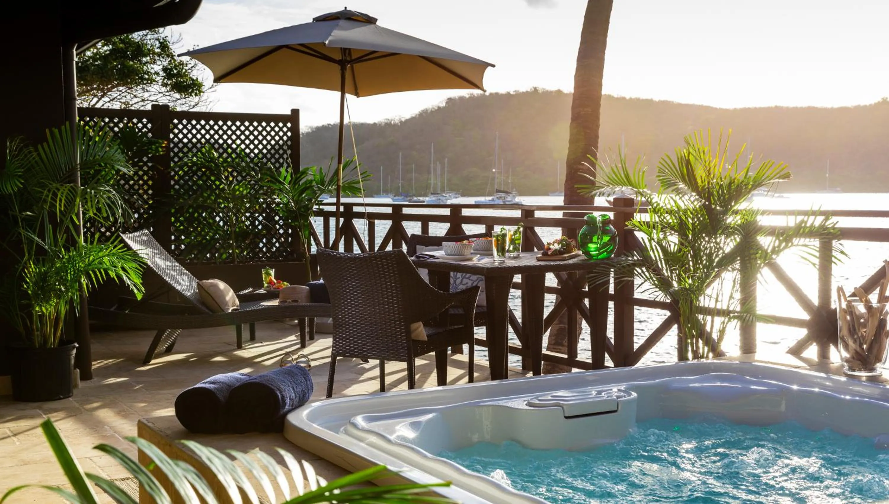 Balcony/Terrace in Secret Harbour Boutique Hotel and Marina