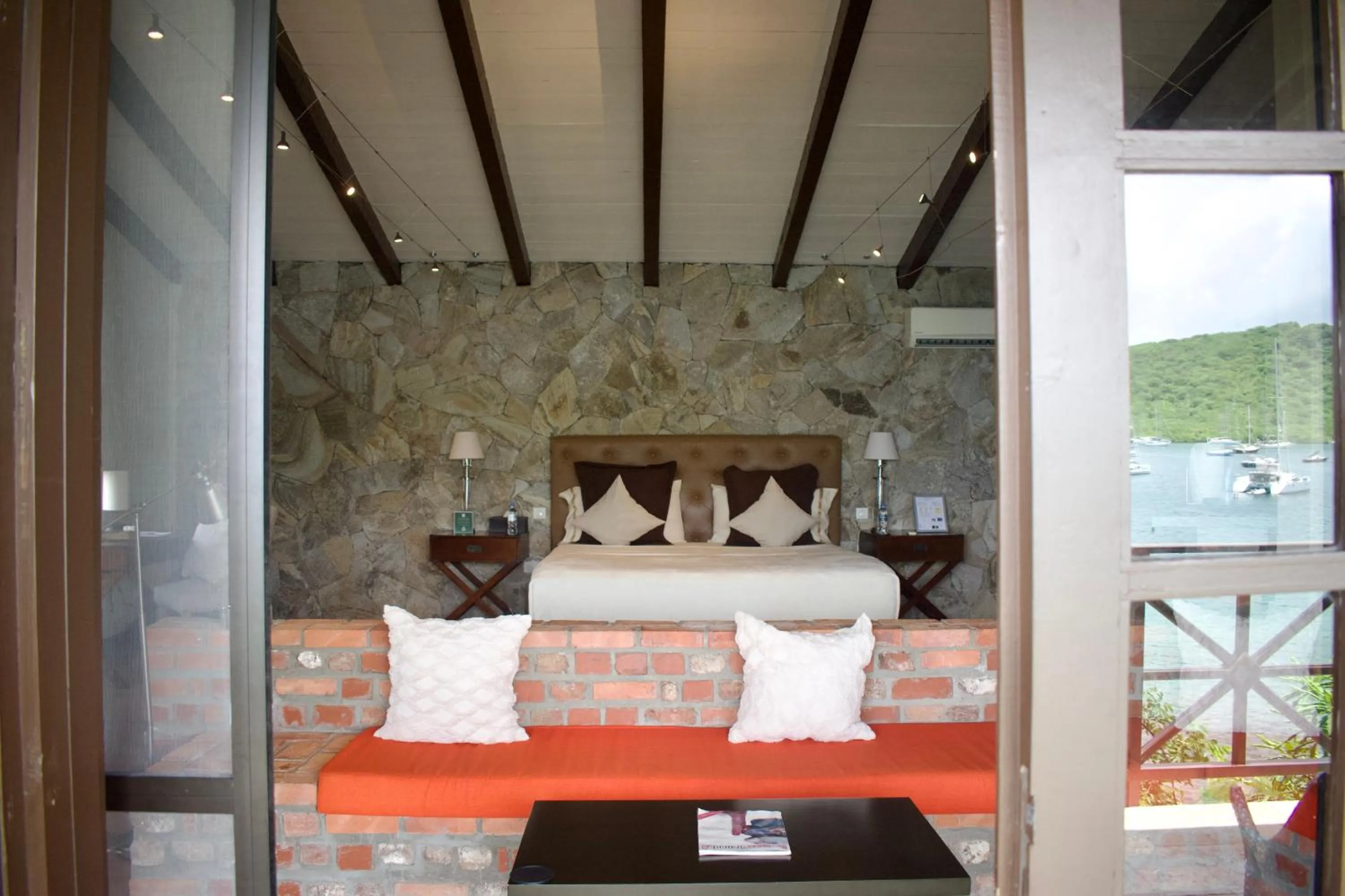 Bedroom, Bed in Secret Harbour Boutique Hotel and Marina