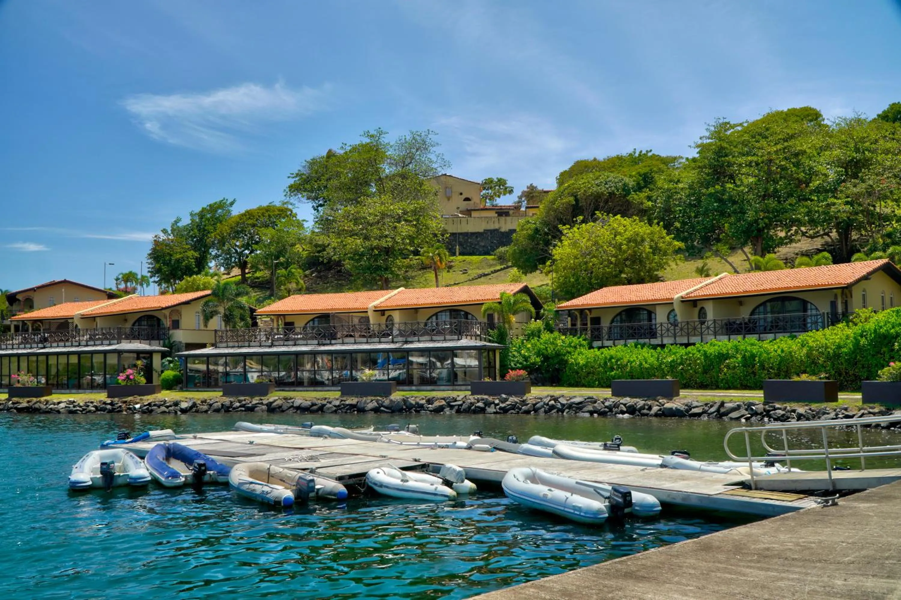 Natural landscape in Secret Harbour Boutique Hotel and Marina