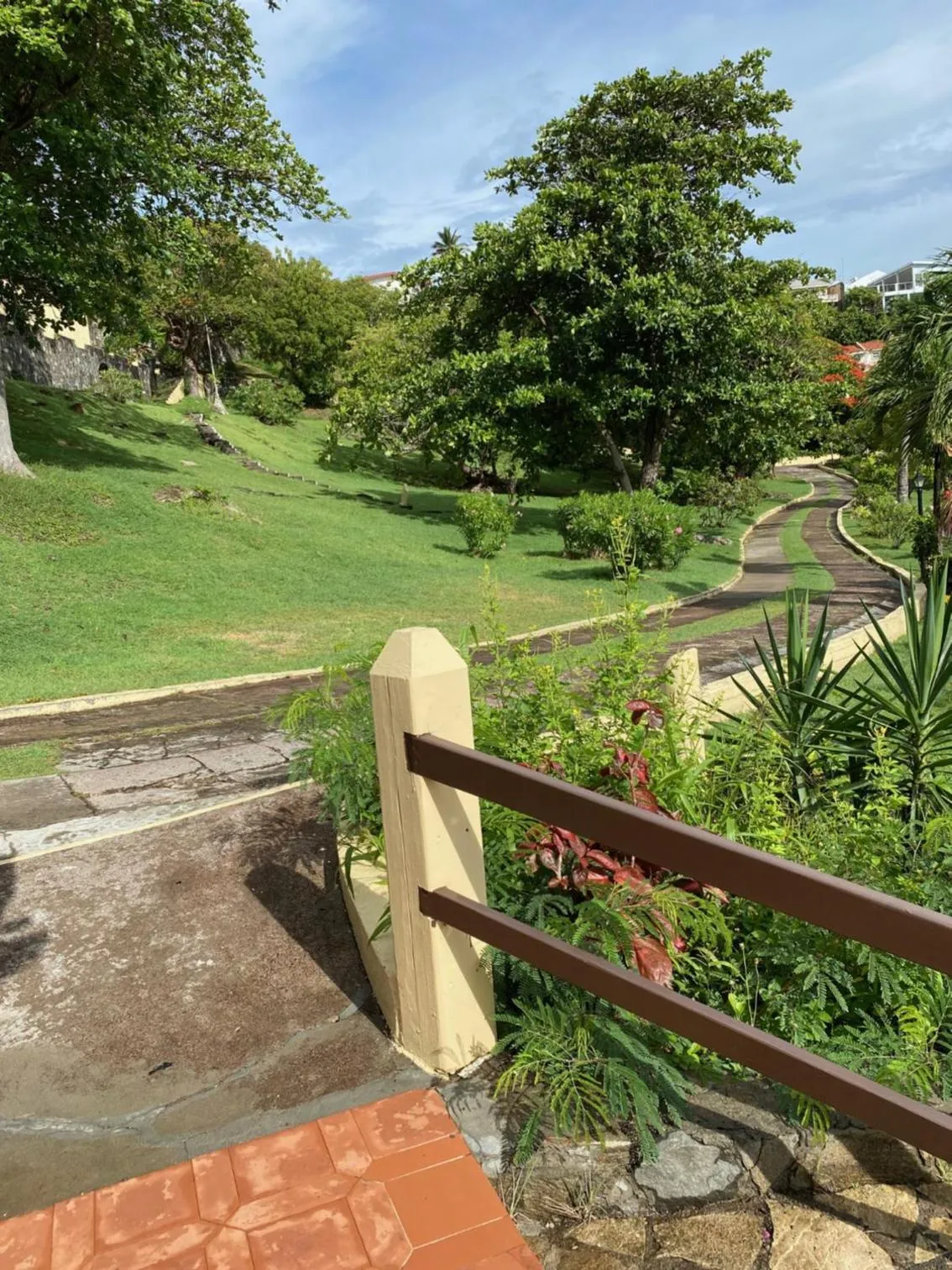 Garden view in Secret Harbour Boutique Hotel and Marina