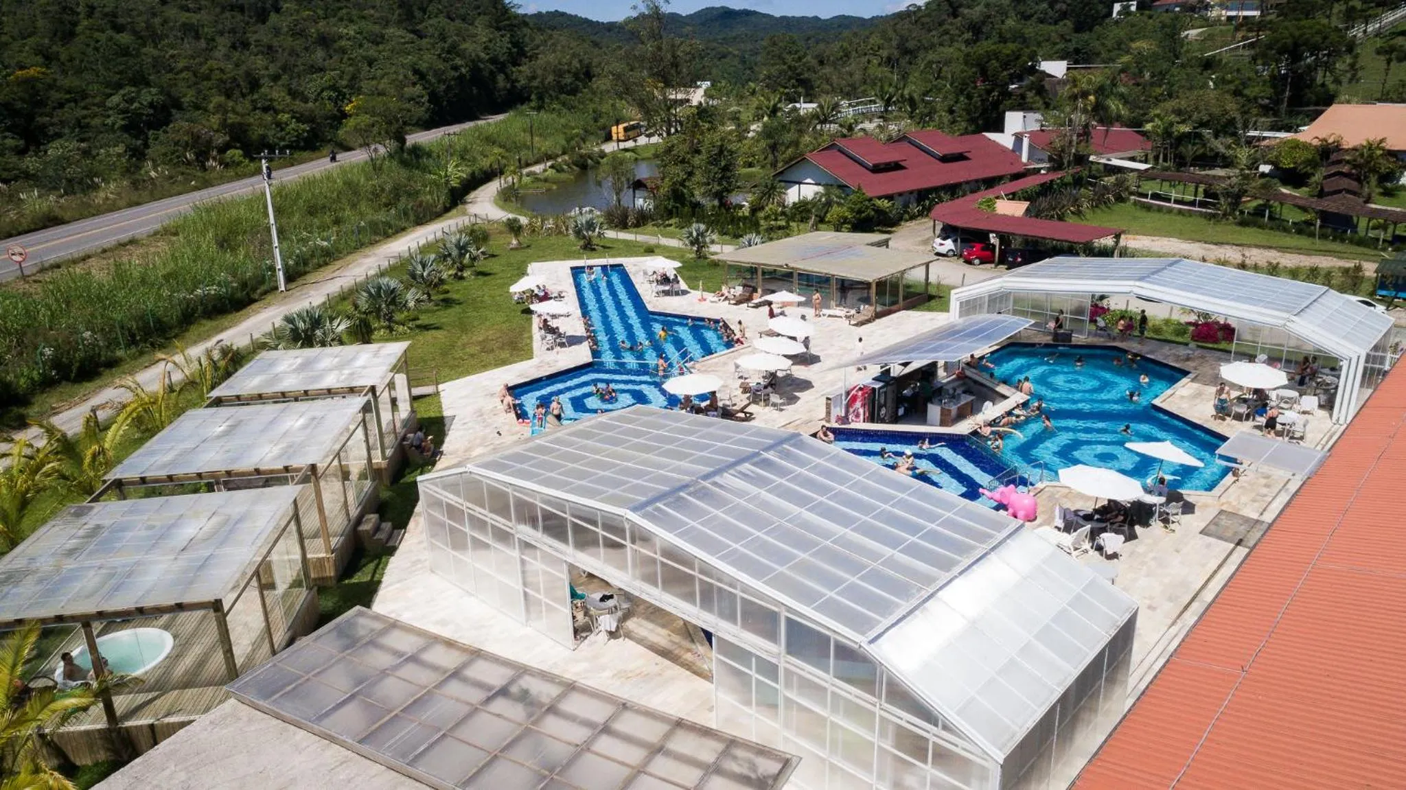 Property building in Hotel Fazenda Dona Francisca