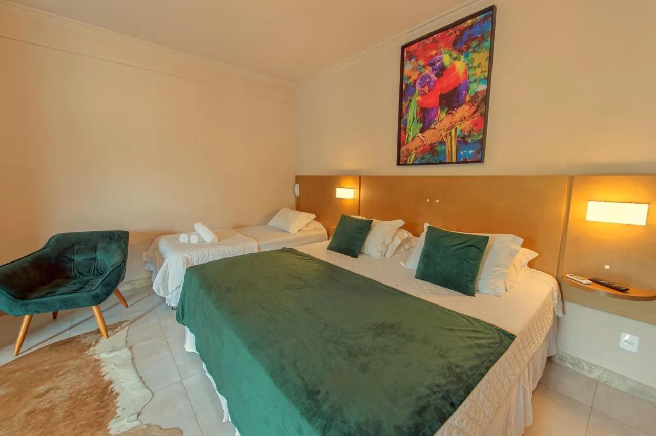 Bed in Hotel Fazenda Dona Francisca