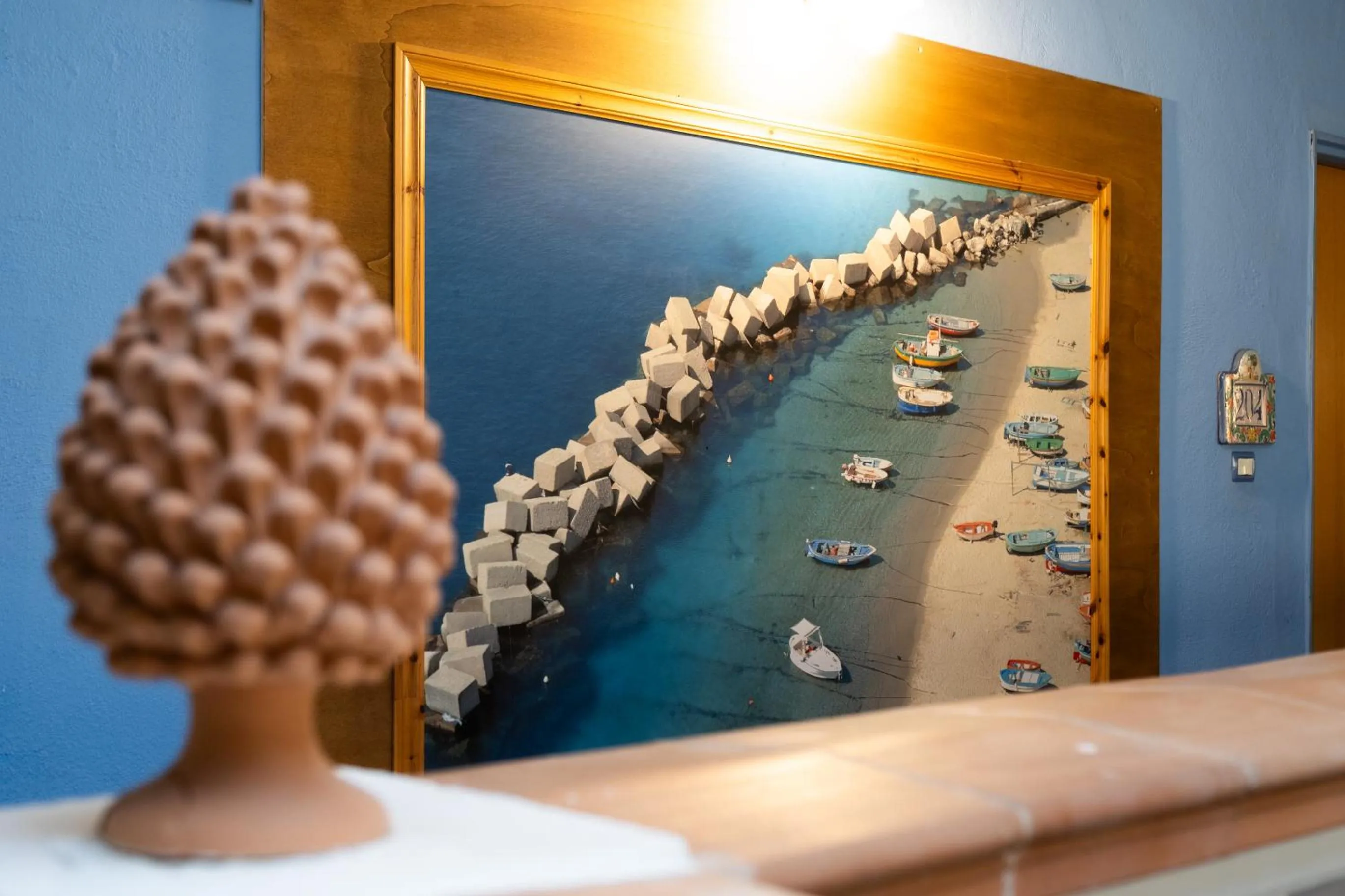 Decorative detail in Oasi Azzurra