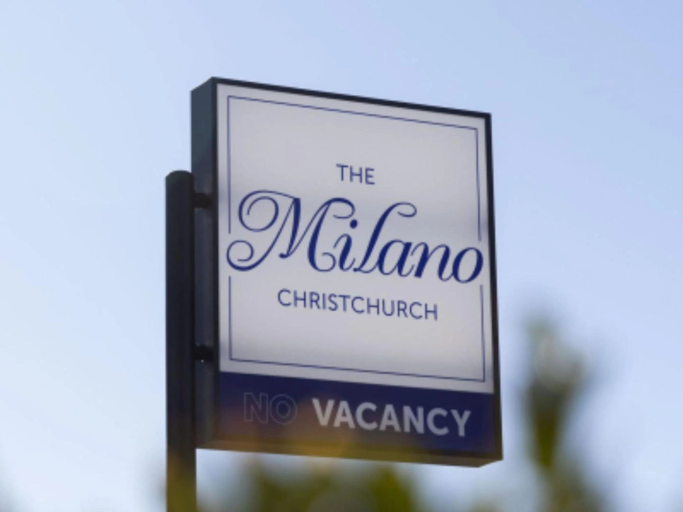 Logo/Certificate/Sign in The Milano Christchurch