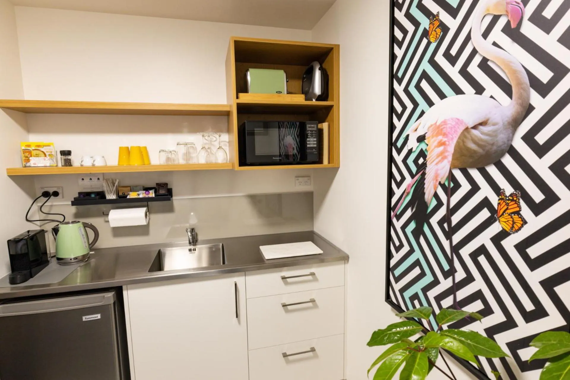 kitchen in The Milano Christchurch