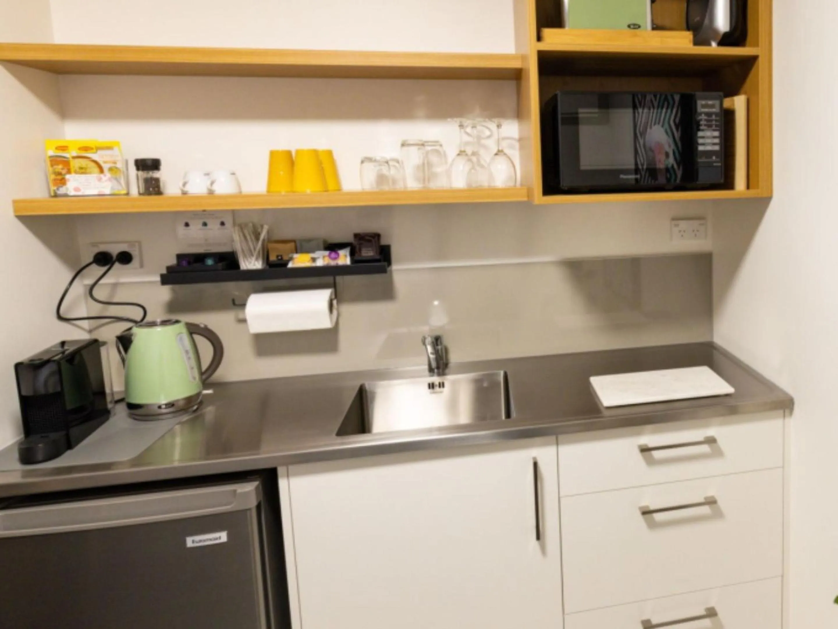 kitchen in The Milano Christchurch