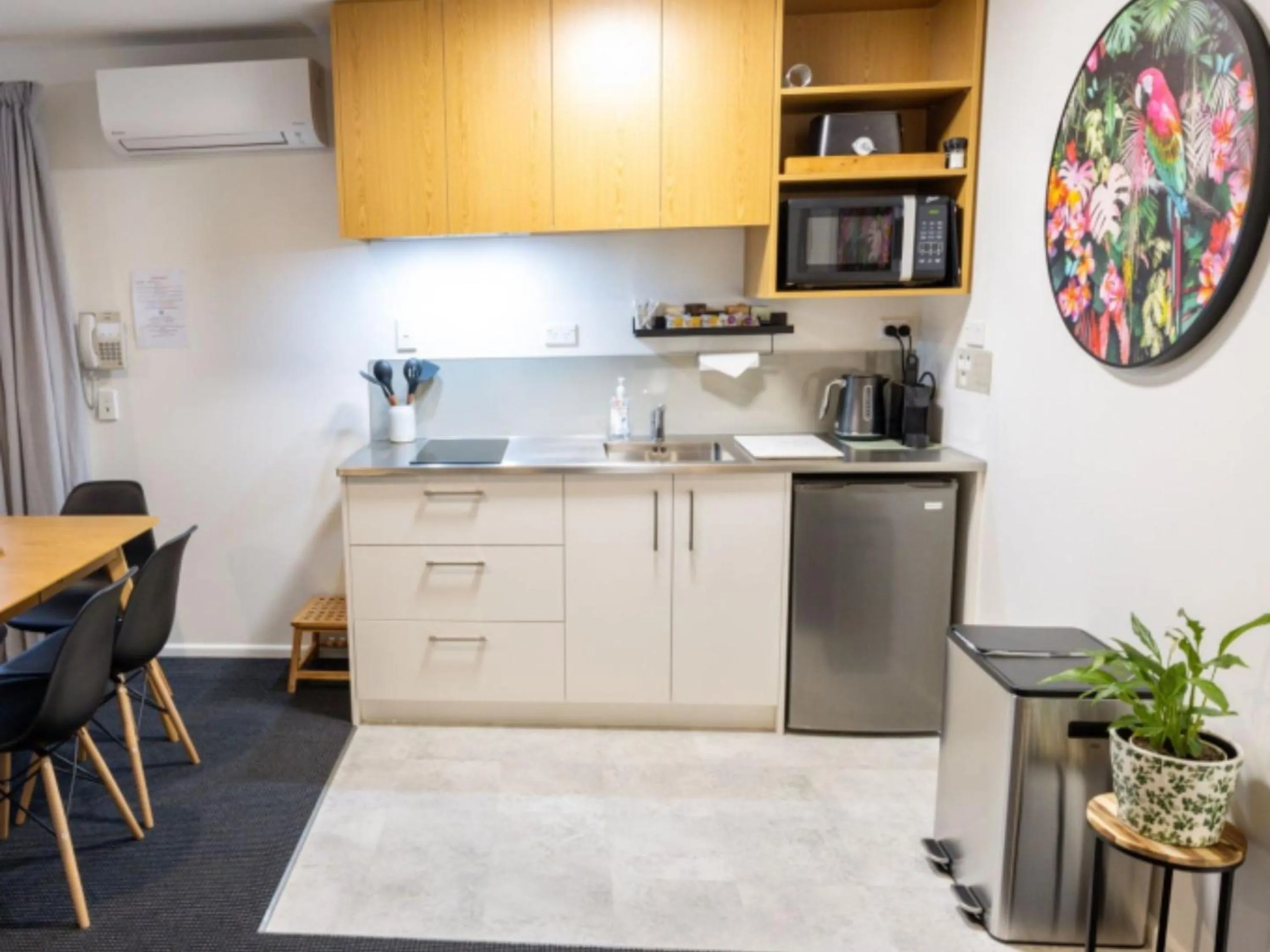 kitchen in The Milano Christchurch