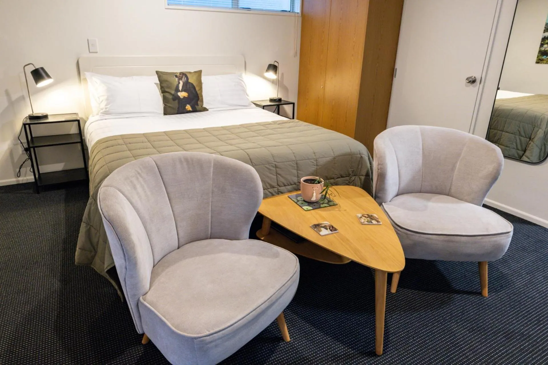 Bed in The Milano Christchurch