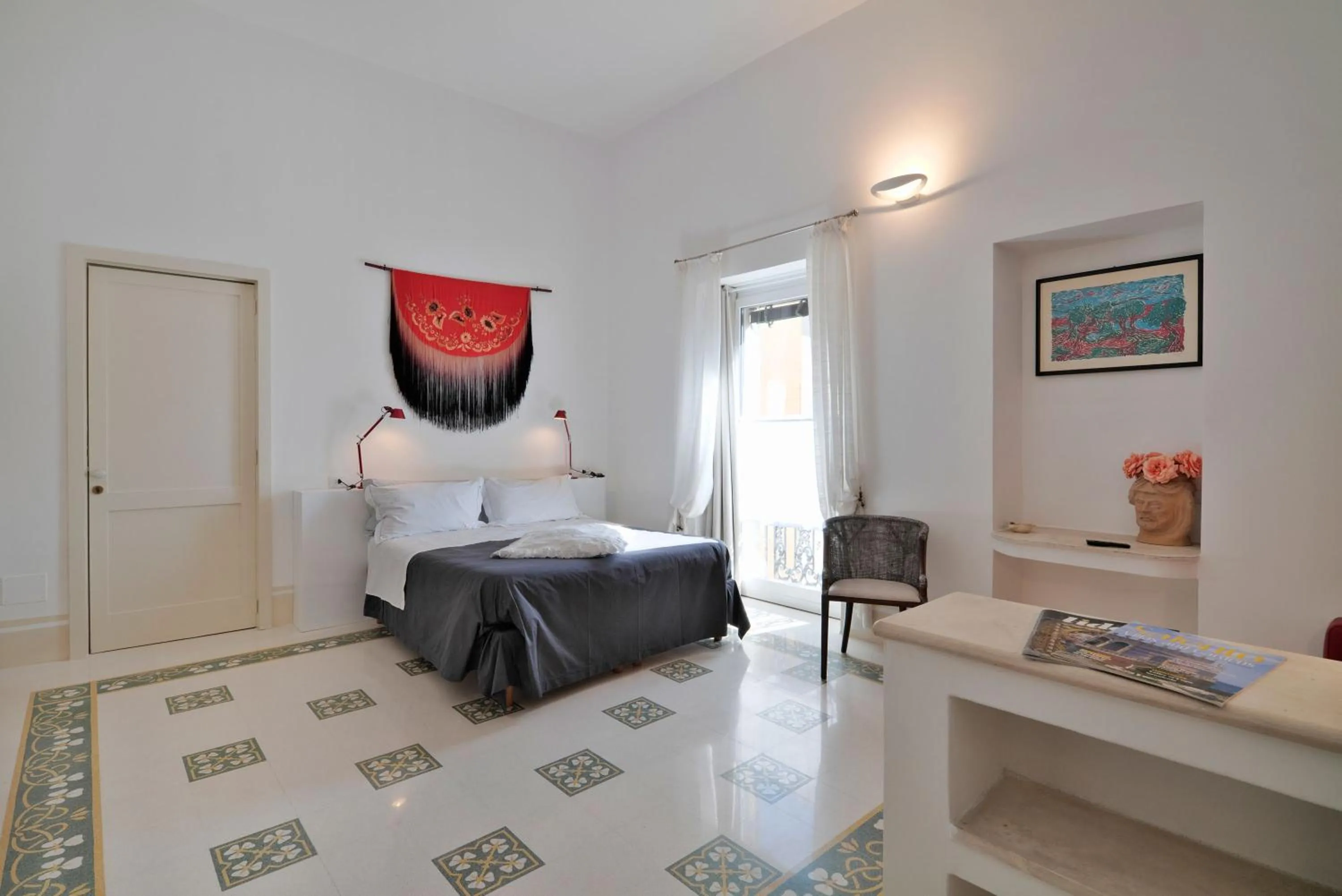 Bedroom, Bed in Palazzo Rollo