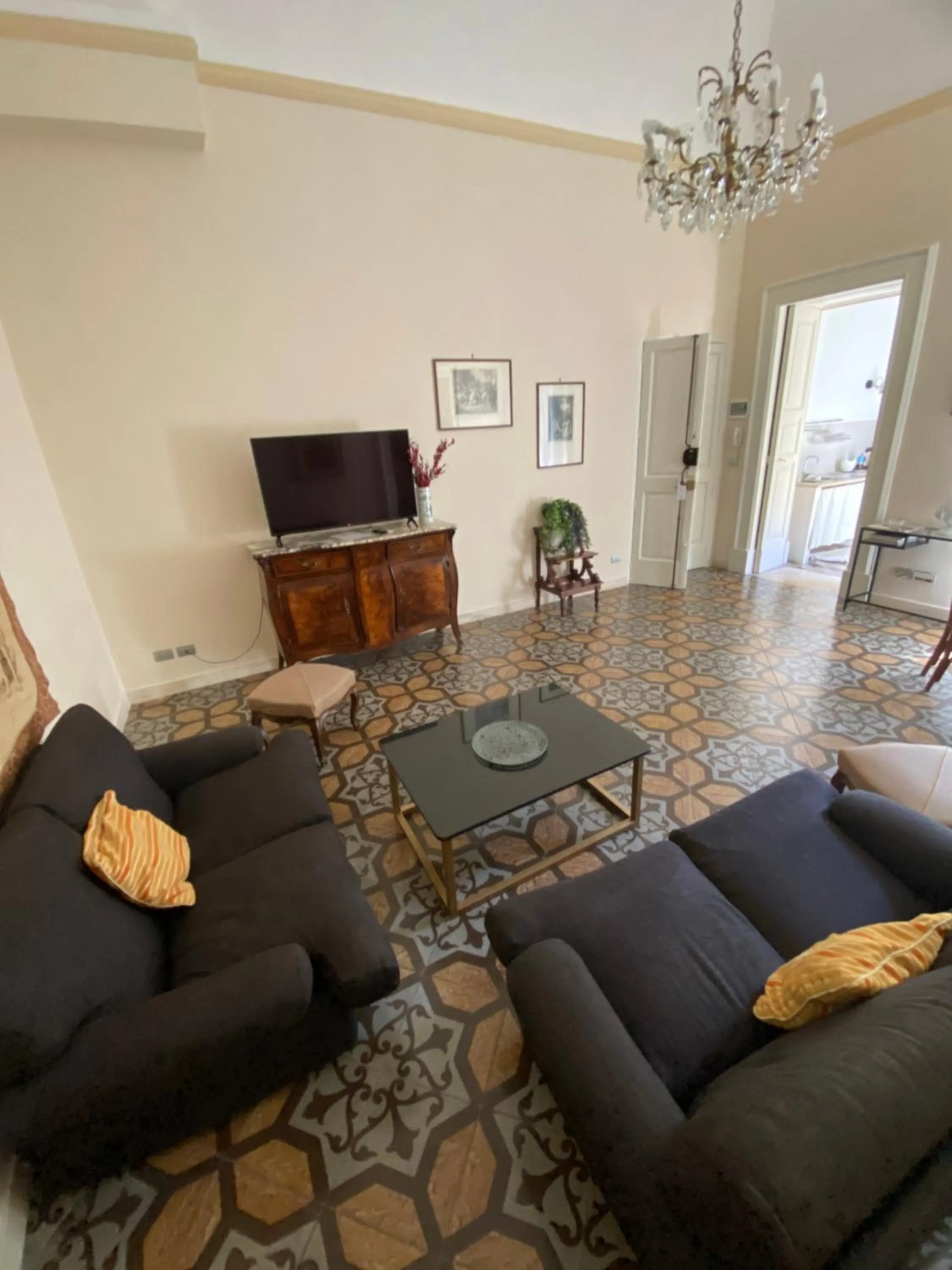 Living room in Palazzo Rollo