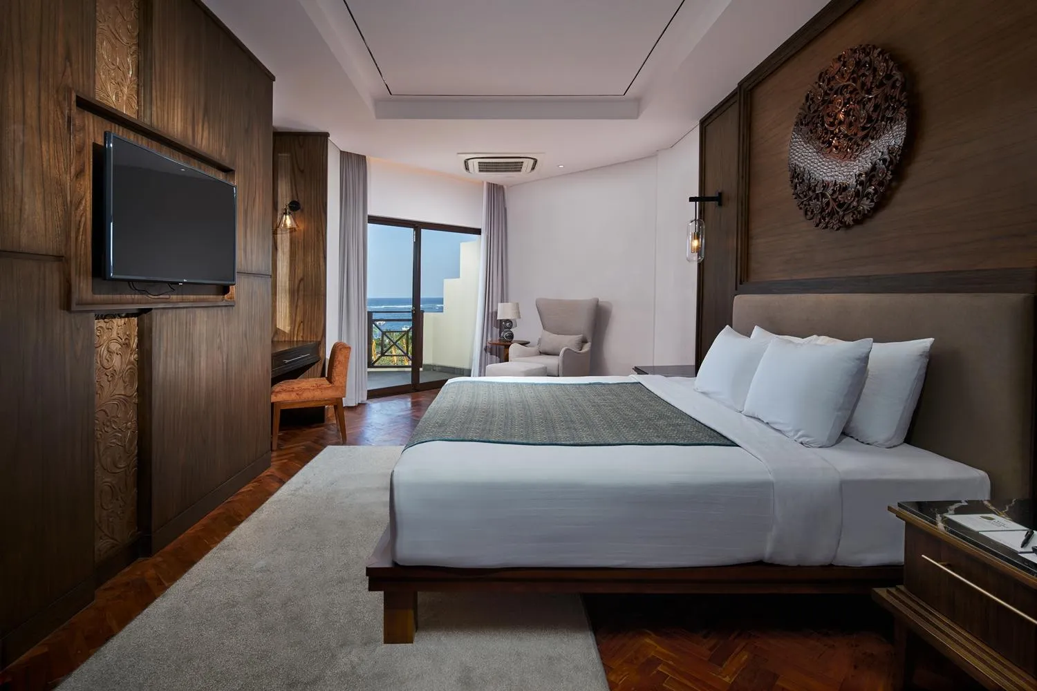 Bedroom, Bed in Grand Mirage Resort & Thalasso Bali