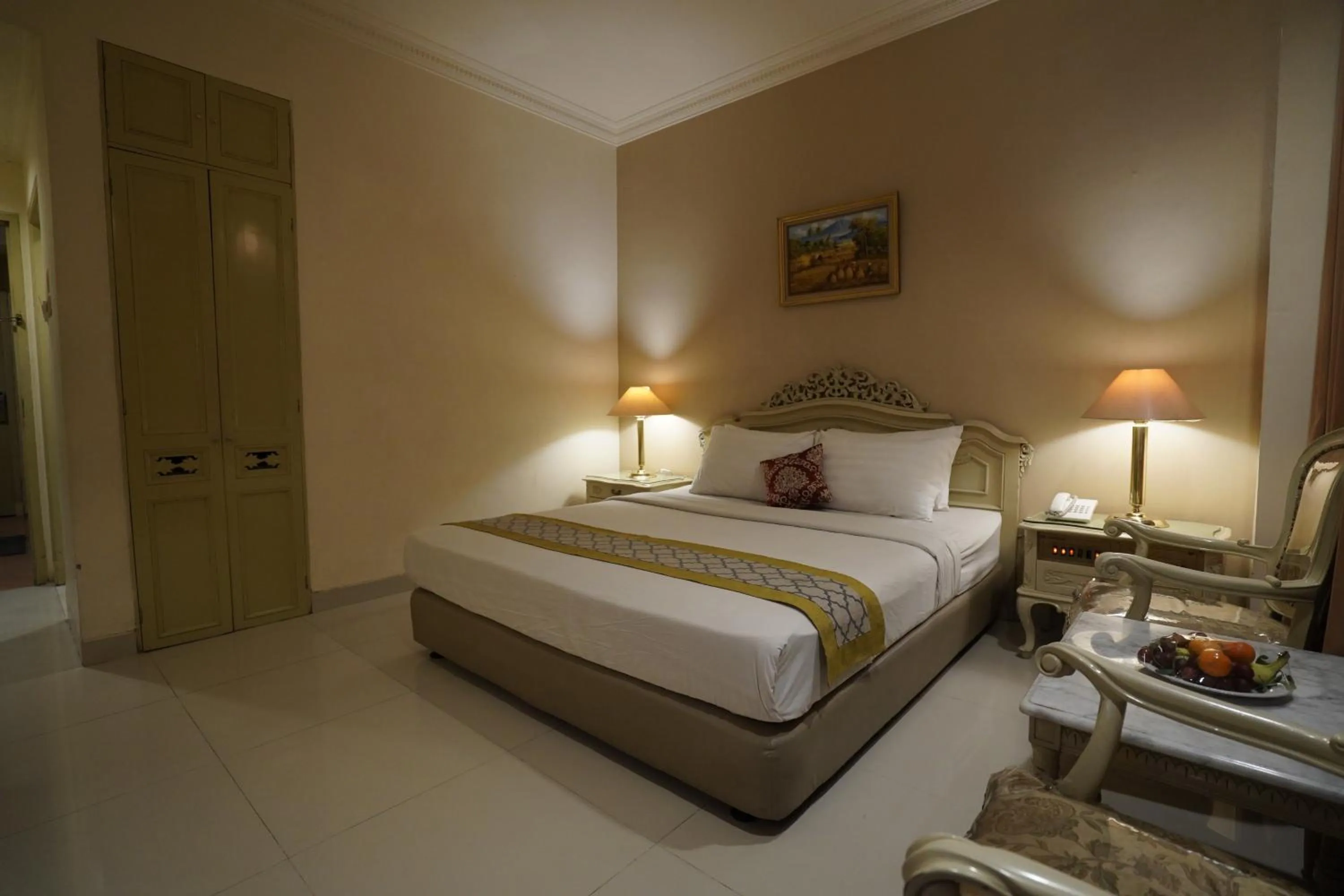 Bed in Hotel Indah Palace Solo