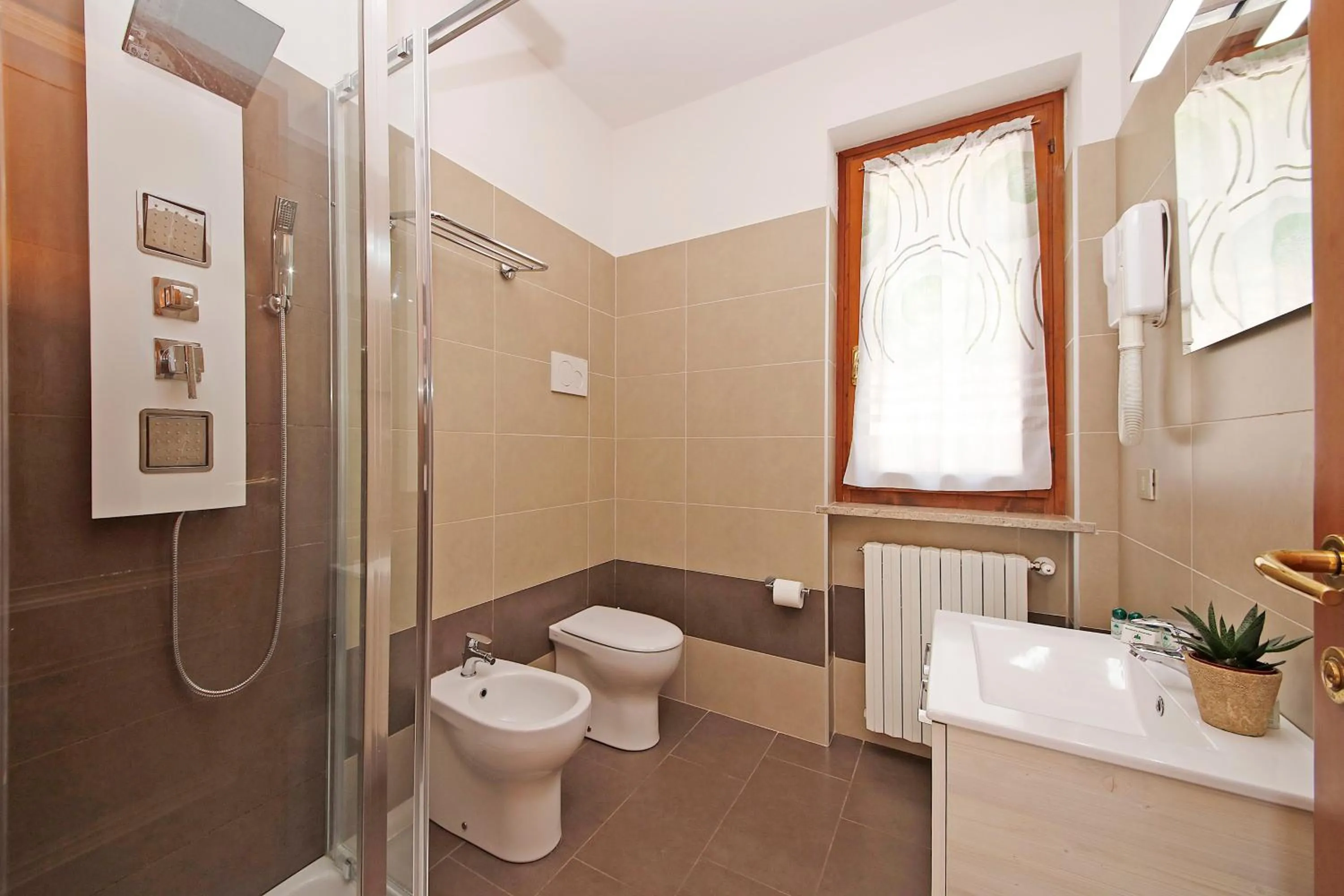 Bathroom in Hotel Residence Panorama La Forca, GTSGroup