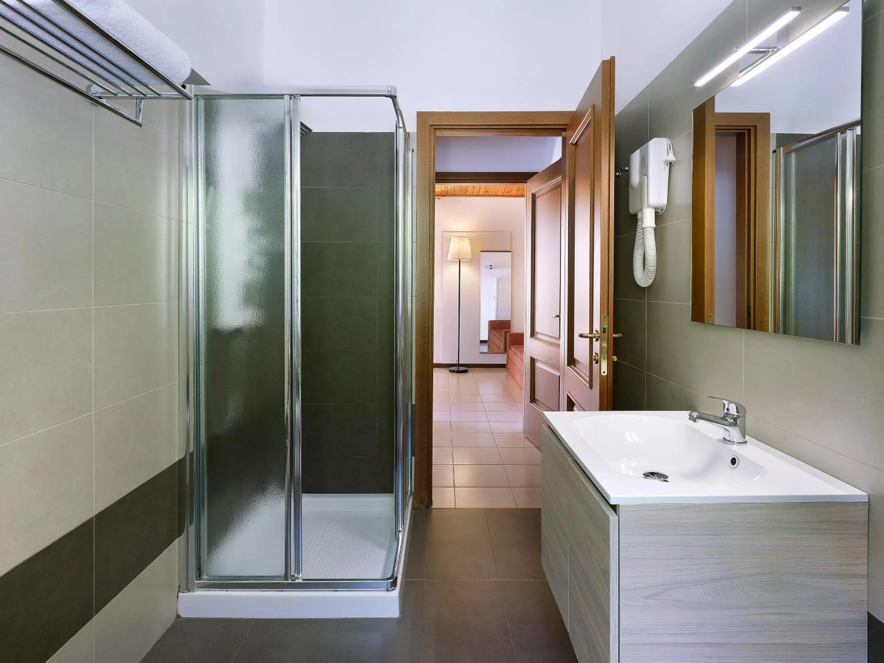 Bathroom in Hotel Residence Panorama La Forca, GTSGroup