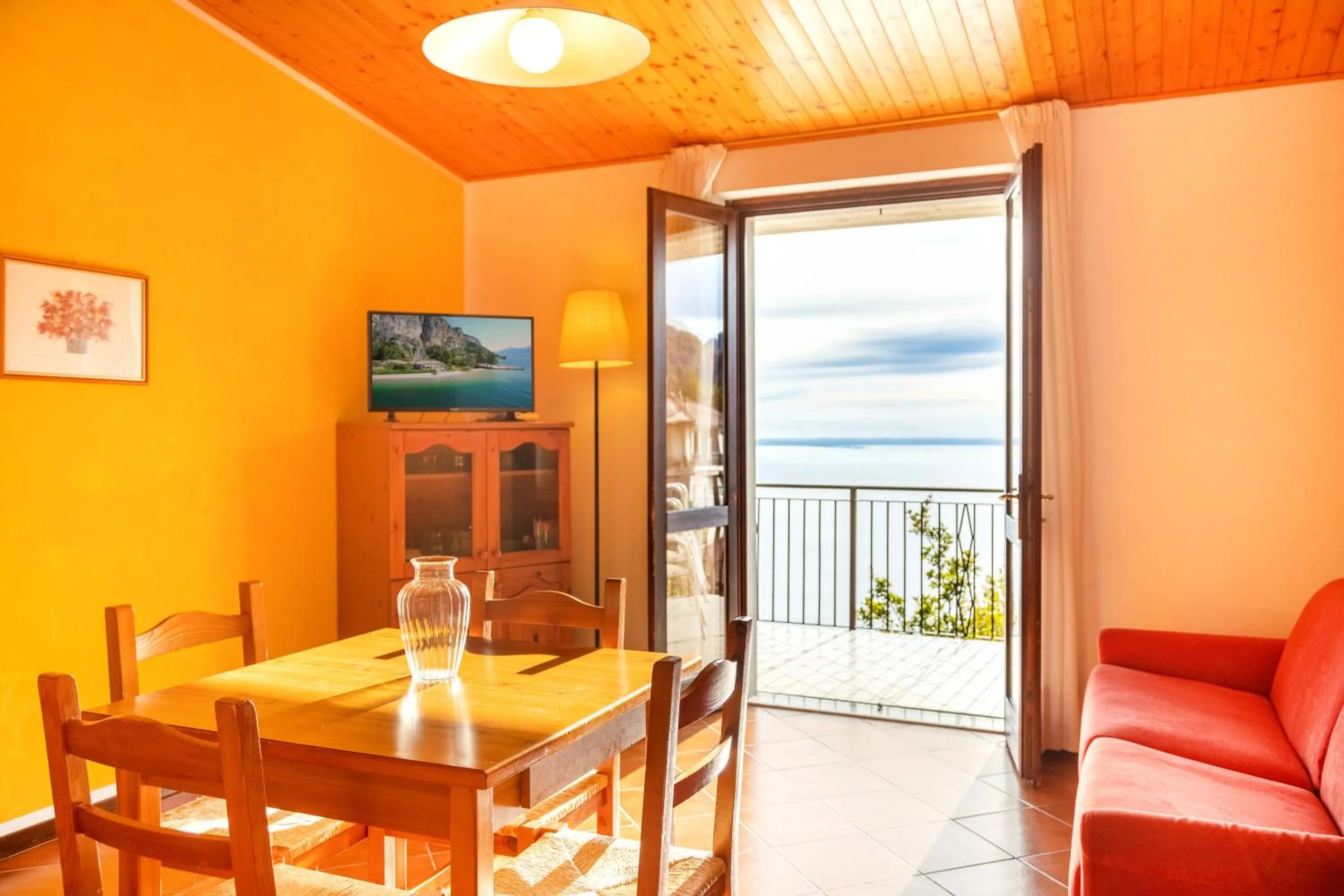 Communal lounge/ TV room in Hotel Residence Panorama La Forca, GTSGroup