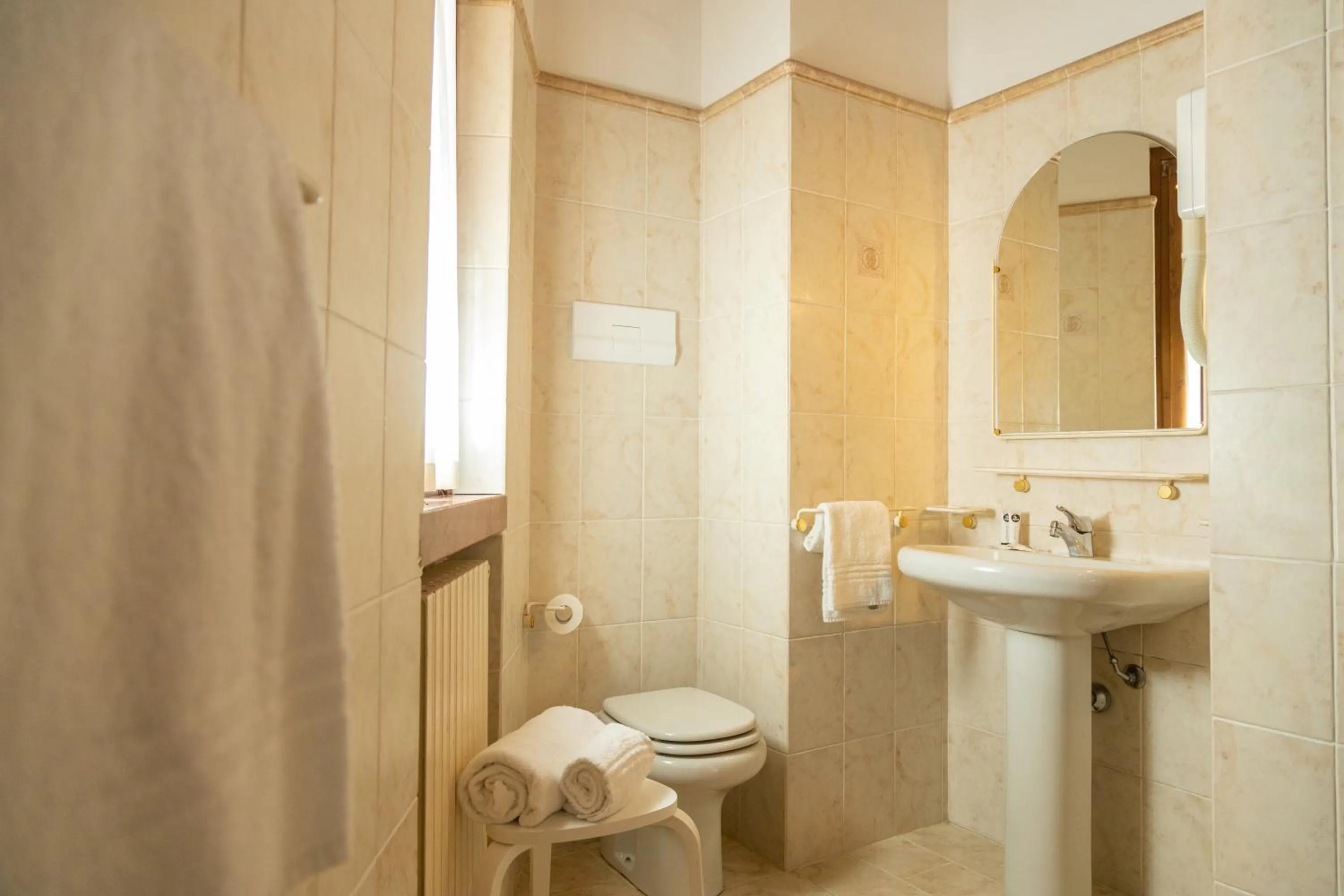 Bathroom in Hotel Residence Panorama La Forca, GTSGroup